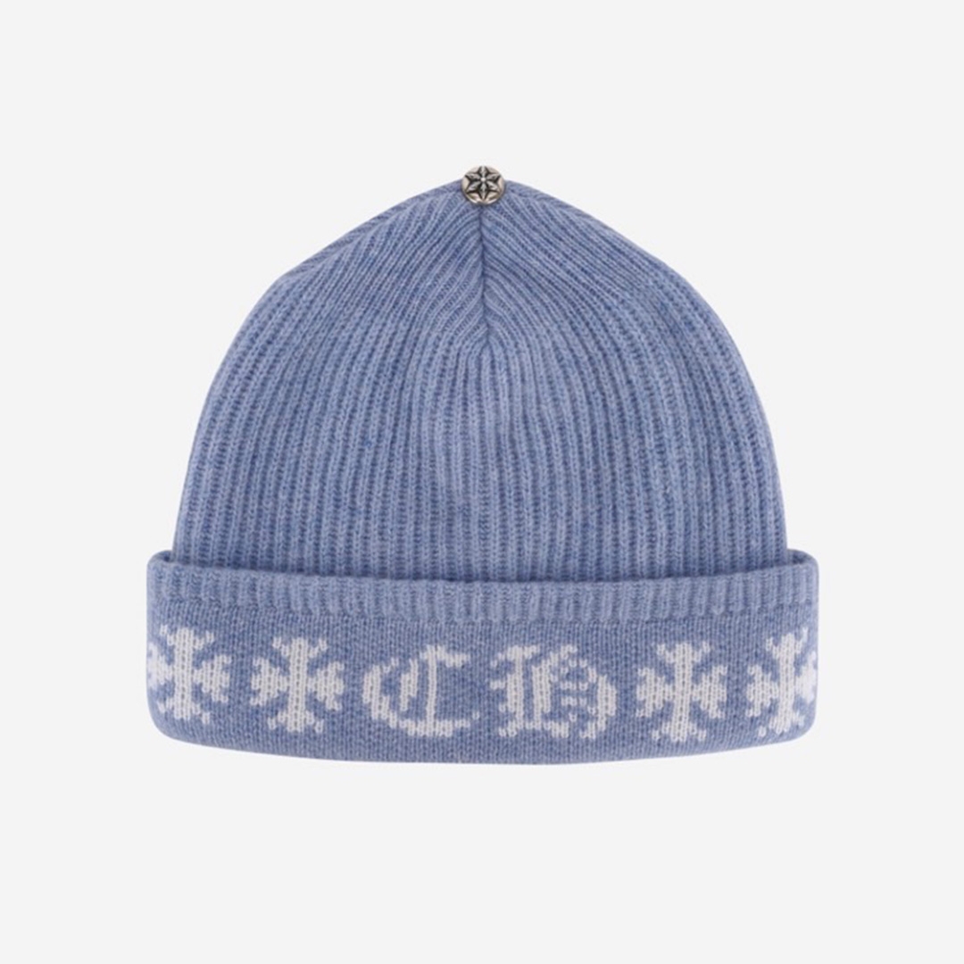 Chrome Hearts Big Daddy Cashmere Beanie Light Blue White, Apple AirPods Max Lightning Space Gray (Korean Ver.) 착용 스타일 - 5