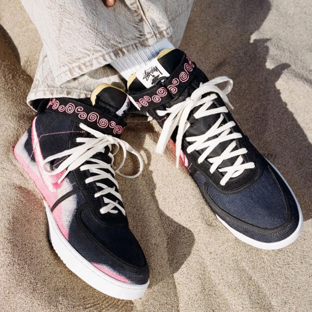 Nike x Stussy x Noma t.d. Vandal High Black Sea Coral 착용 스타일 - 2