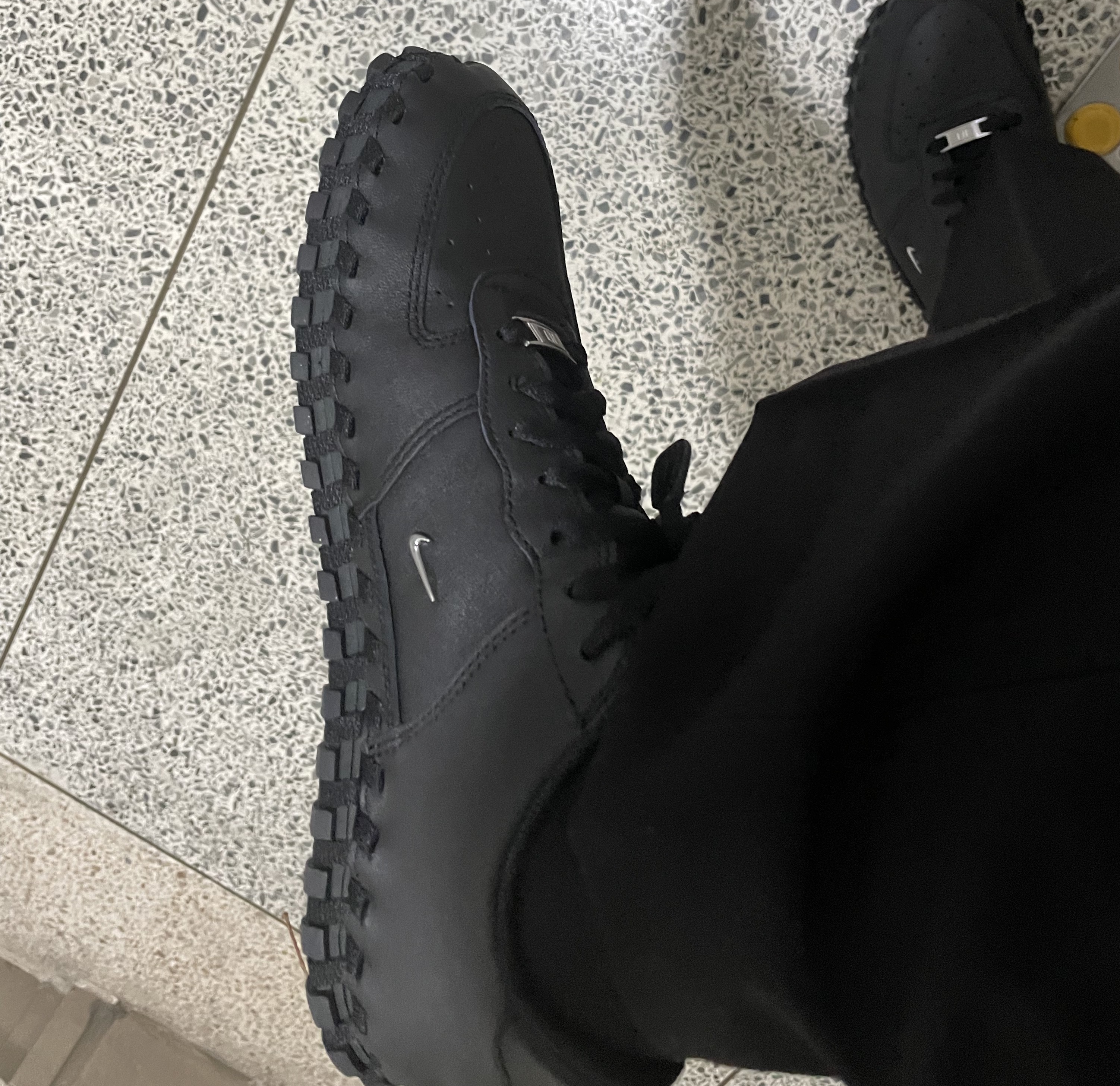 Nike x Jacquemus J Force 1 Low LX SP Black 착용 스타일