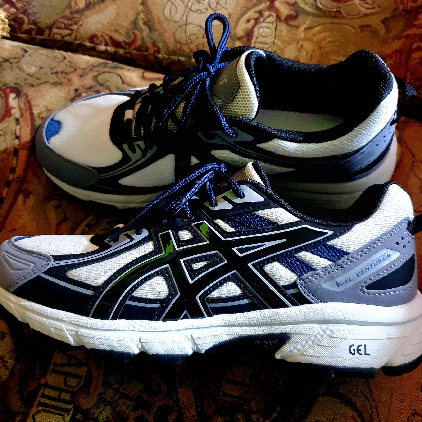 Asics Gel-Venture 6 SPS Glacier Grey 착용 스타일 - 1