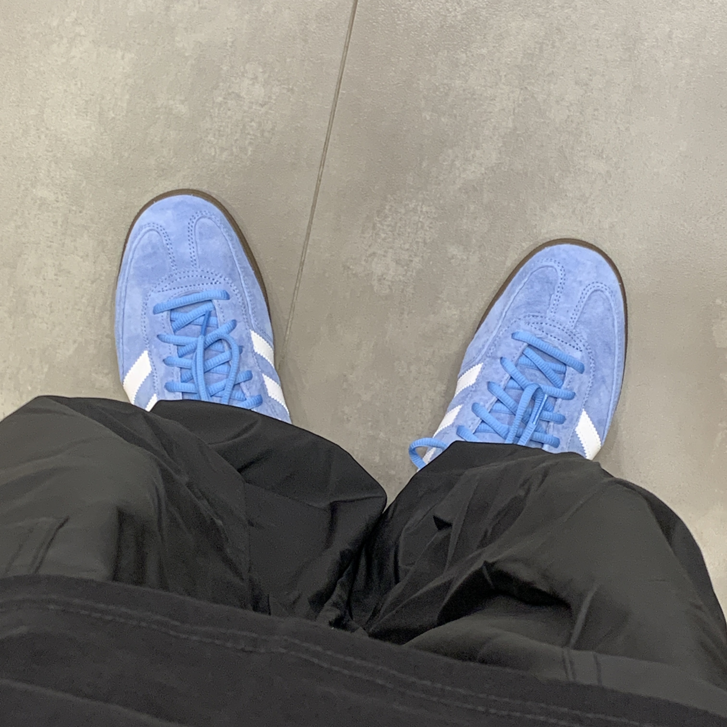 Adidas Spezial Handball Light Blue 착용 스타일