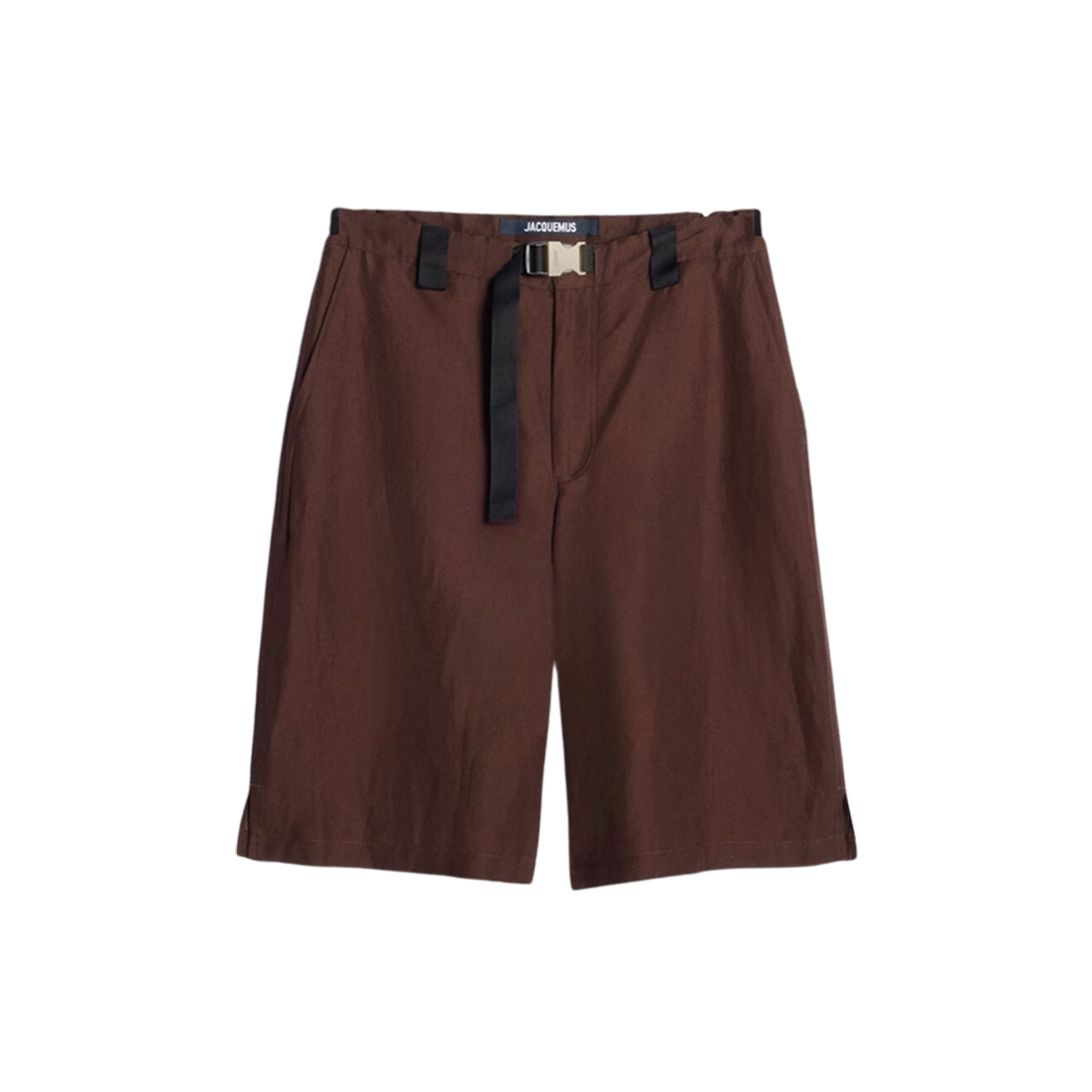 Jacquemus Le Short Meio Buckled Shorts Dark Brown 상세 이미지 1