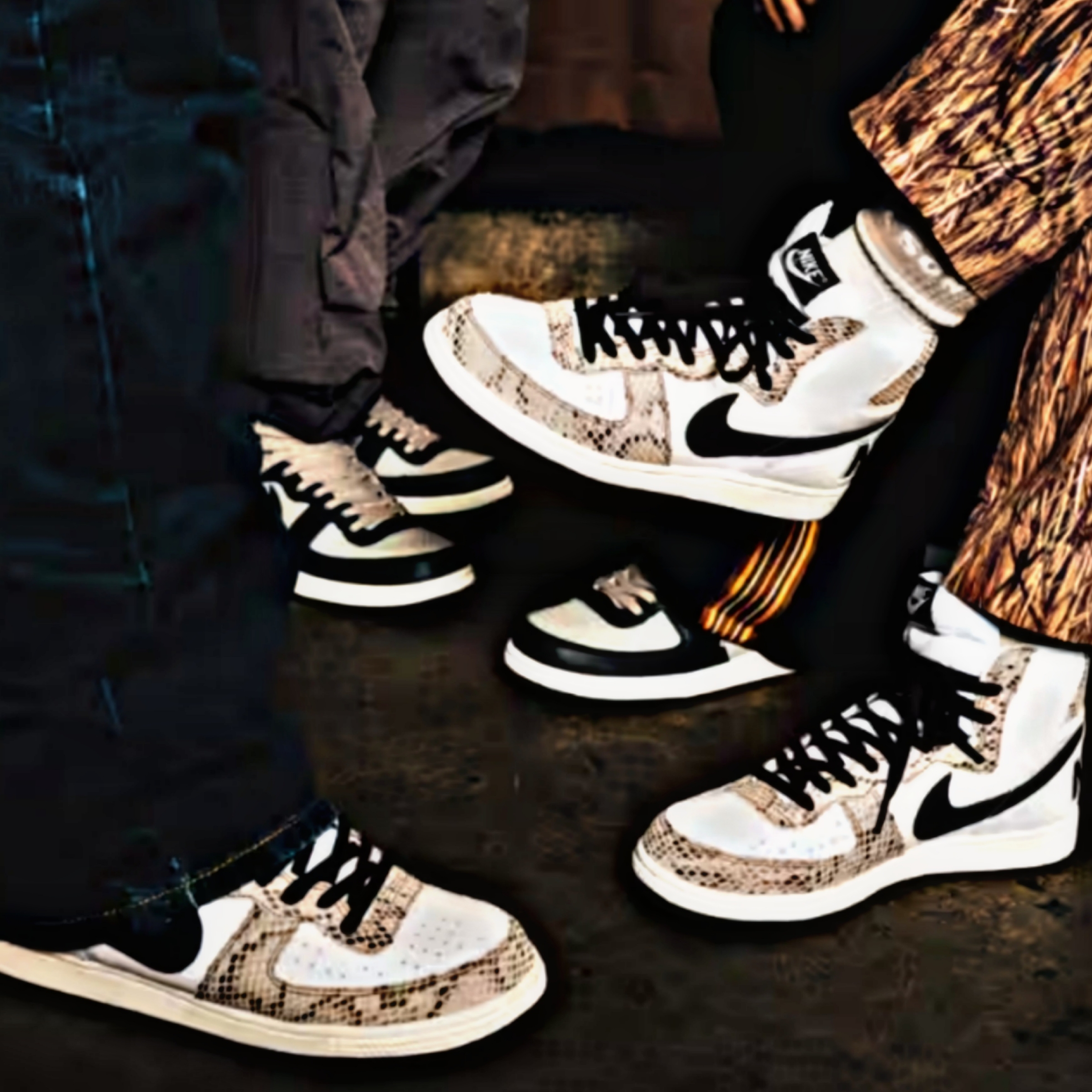 Nike Terminator High Cocoa Snake 착용 스타일 - 2
