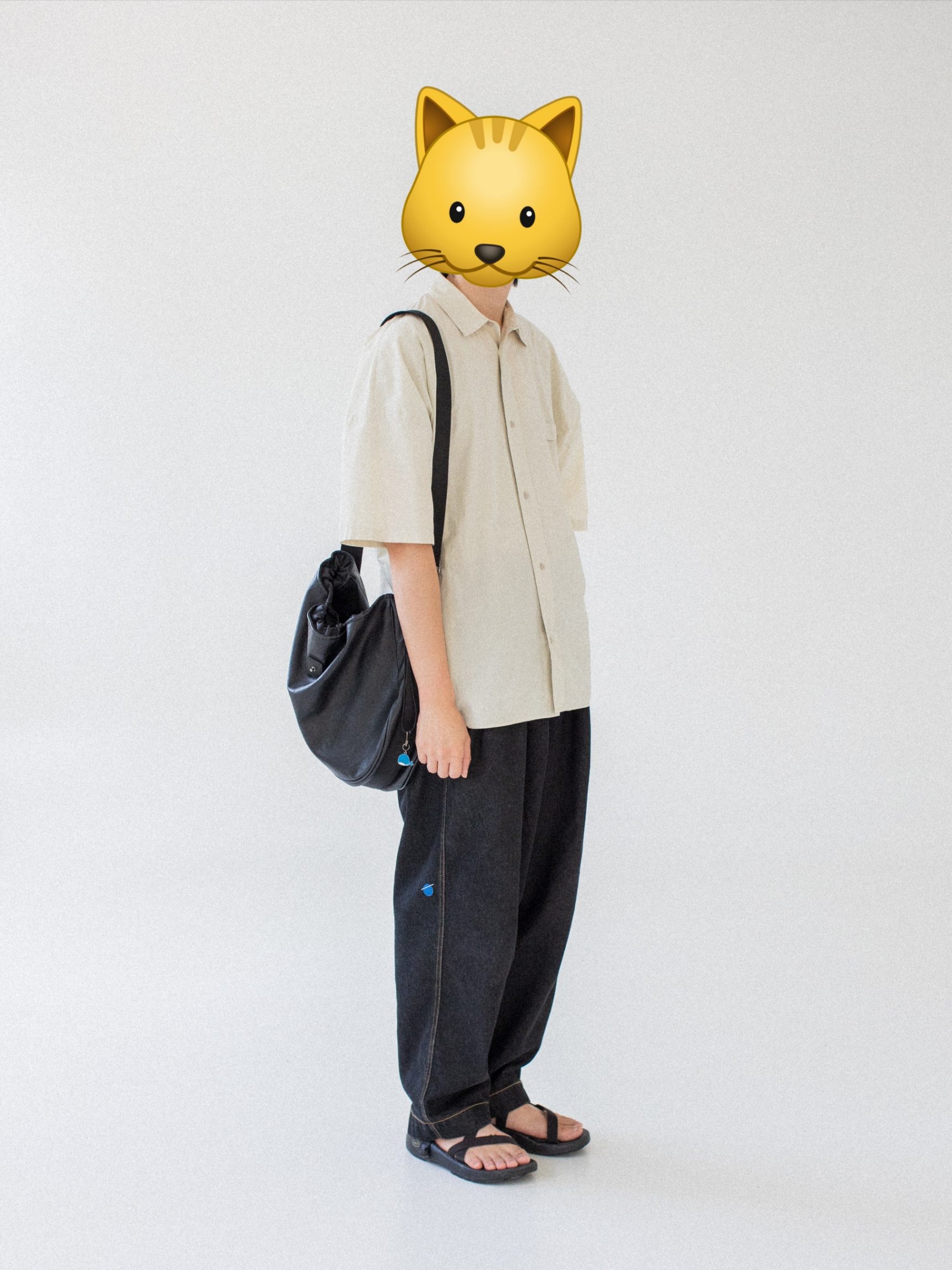 Ader Error Mod Jeans Noir 착용 스타일 - 1