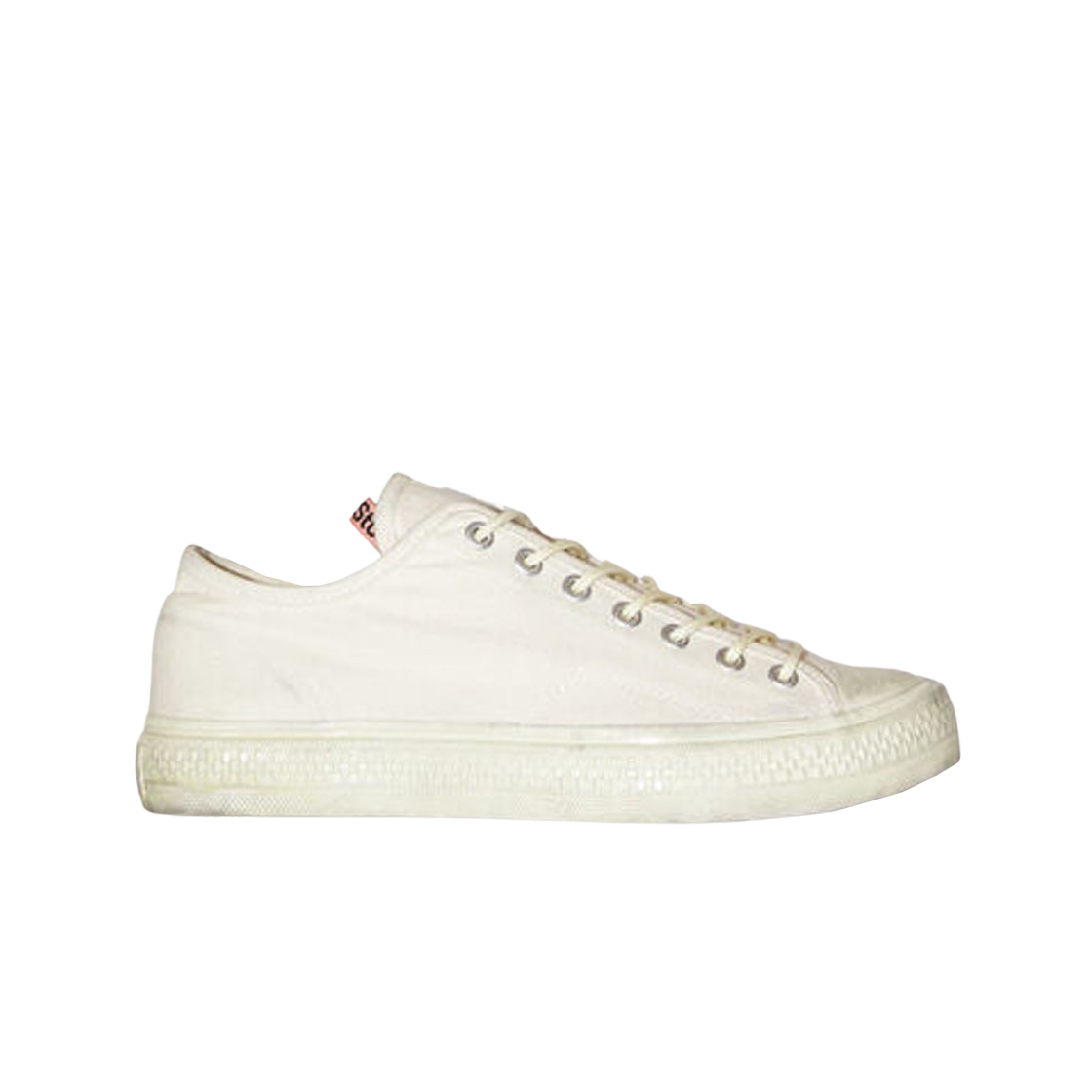 AD0347-CGG (W) Acne Studios Ballow Tumbled Low Top Sneakers Off White