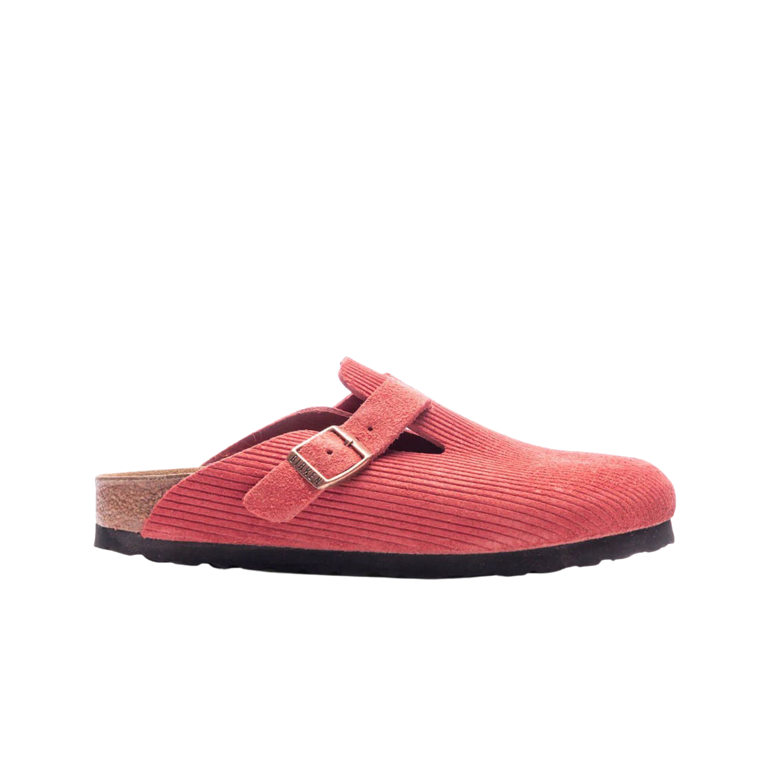 (W) 버켄스탁 보스턴 코듀로이 시에나 레드 - 내로우((W) Birkenstock Boston Corduroy Sienna Red - Narrow) - 1