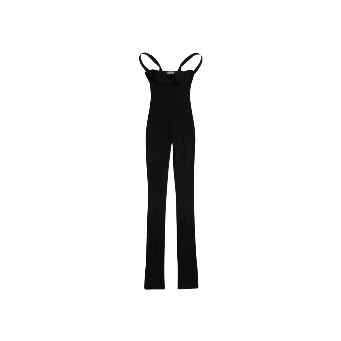 (W) Jacquemus La Combinaison Bikini Fitted Jumpsuit Black 상세 이미지 1