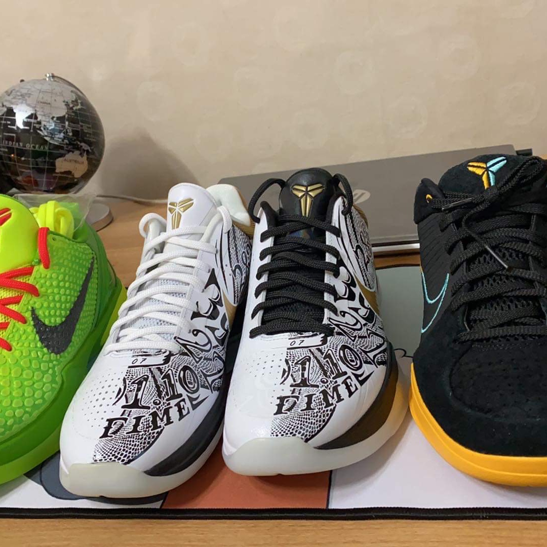Nike Kobe 6 Protro Green Apple, Nike Kobe 5 Protro Big Stage 착용 스타일