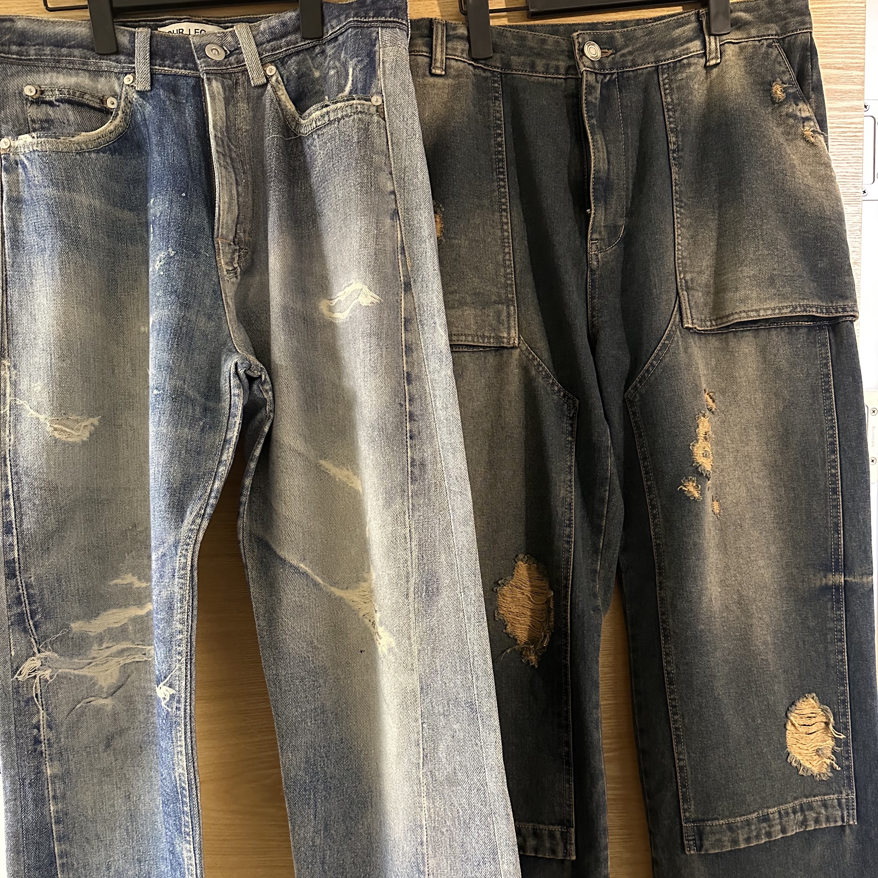 Our Legacy Third Cut Digital Denim Print 착용 스타일