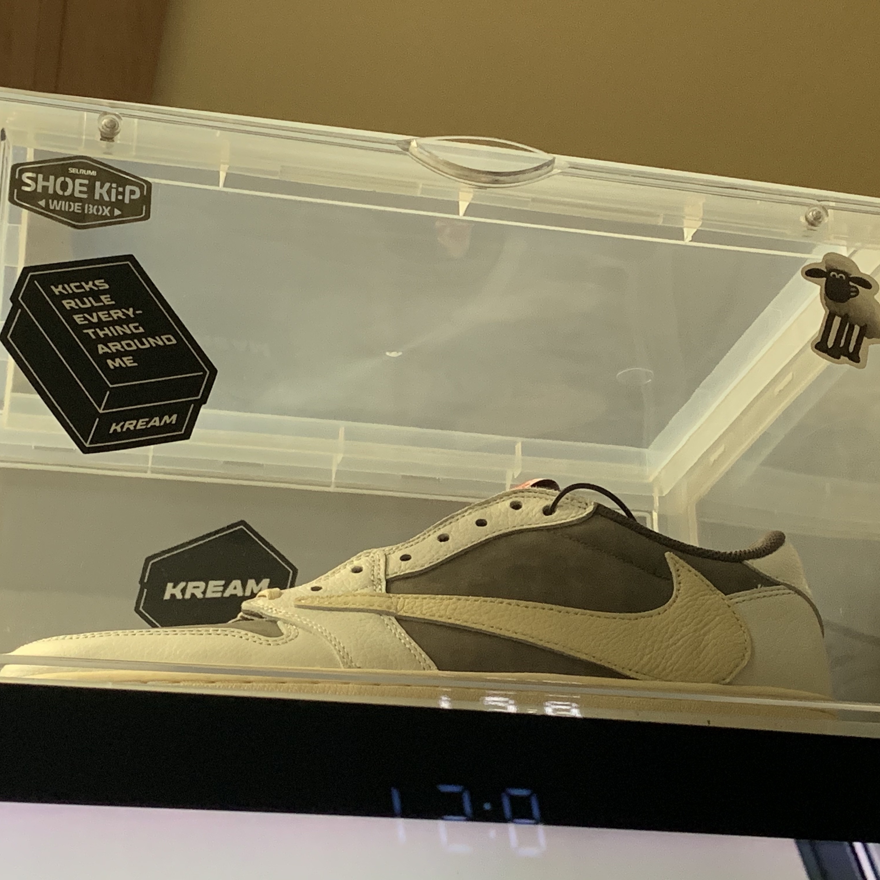 Jordan 1 x Travis Scott Retro Low OG SP Sail and Ridgerock 착용 스타일