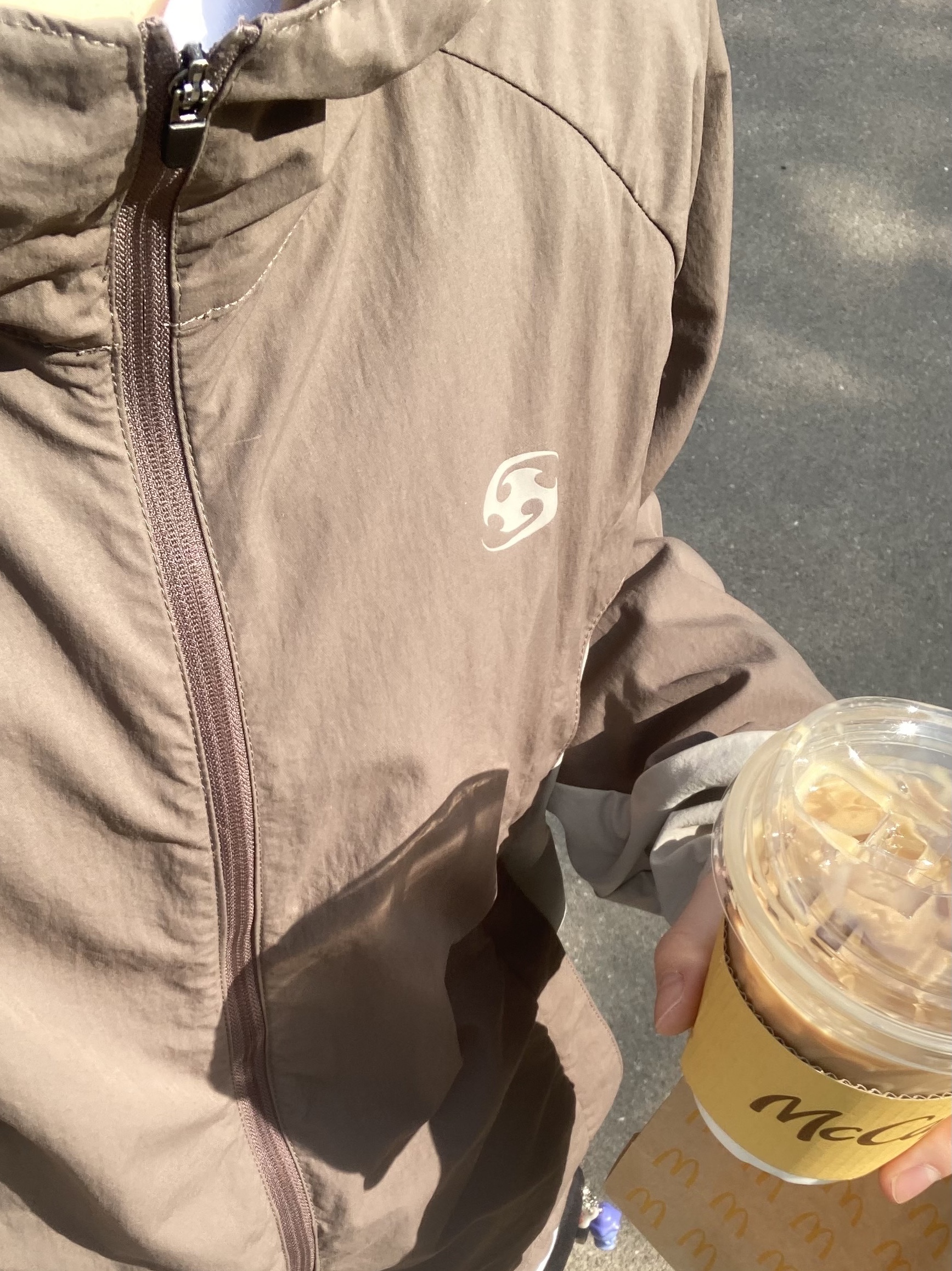 Sansan Gear Alpha Jacket Brown - 22FW 착용 스타일 - 1