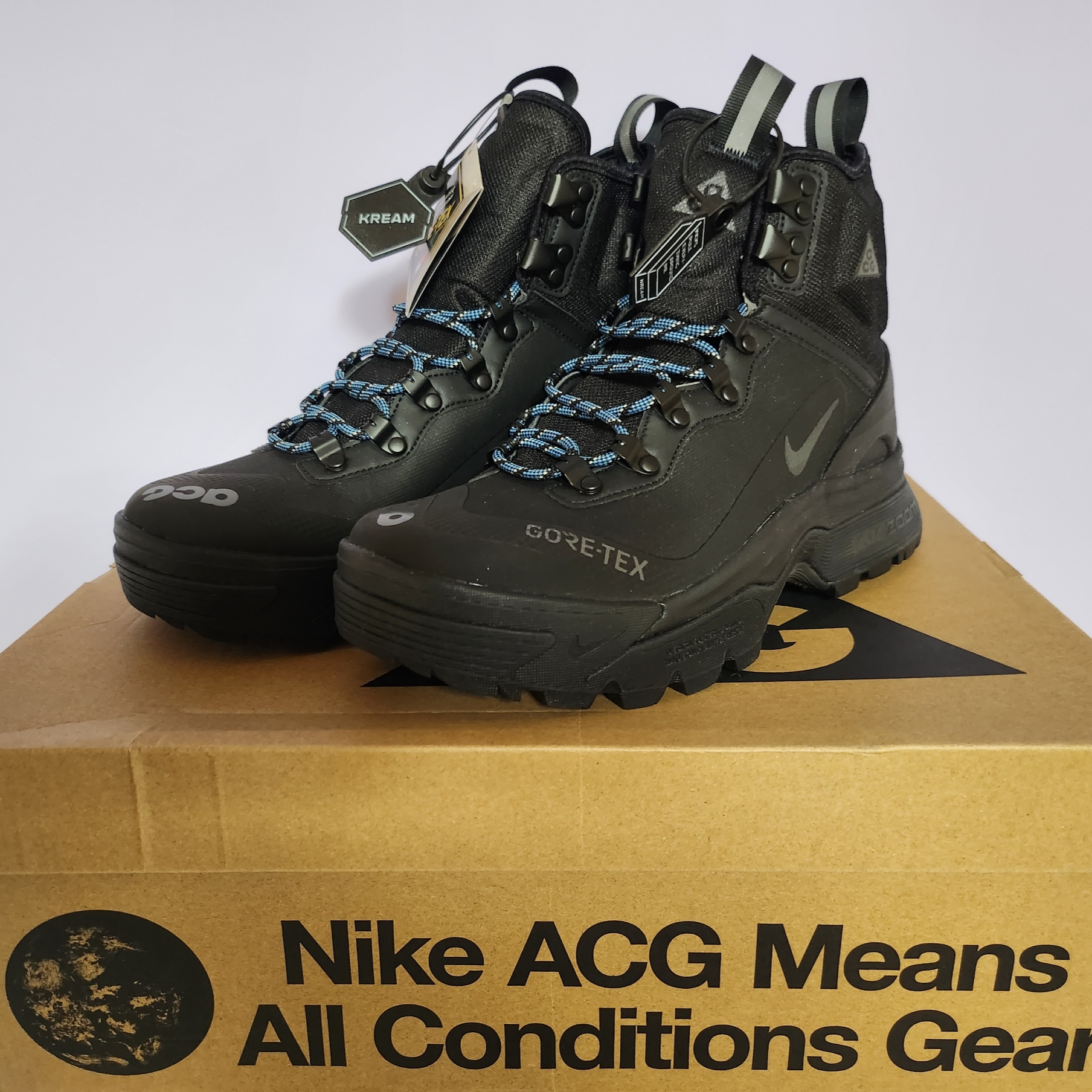 Nike ACG Air Zoom Gaiadome Gore-Tex Black 착용 스타일 - 2