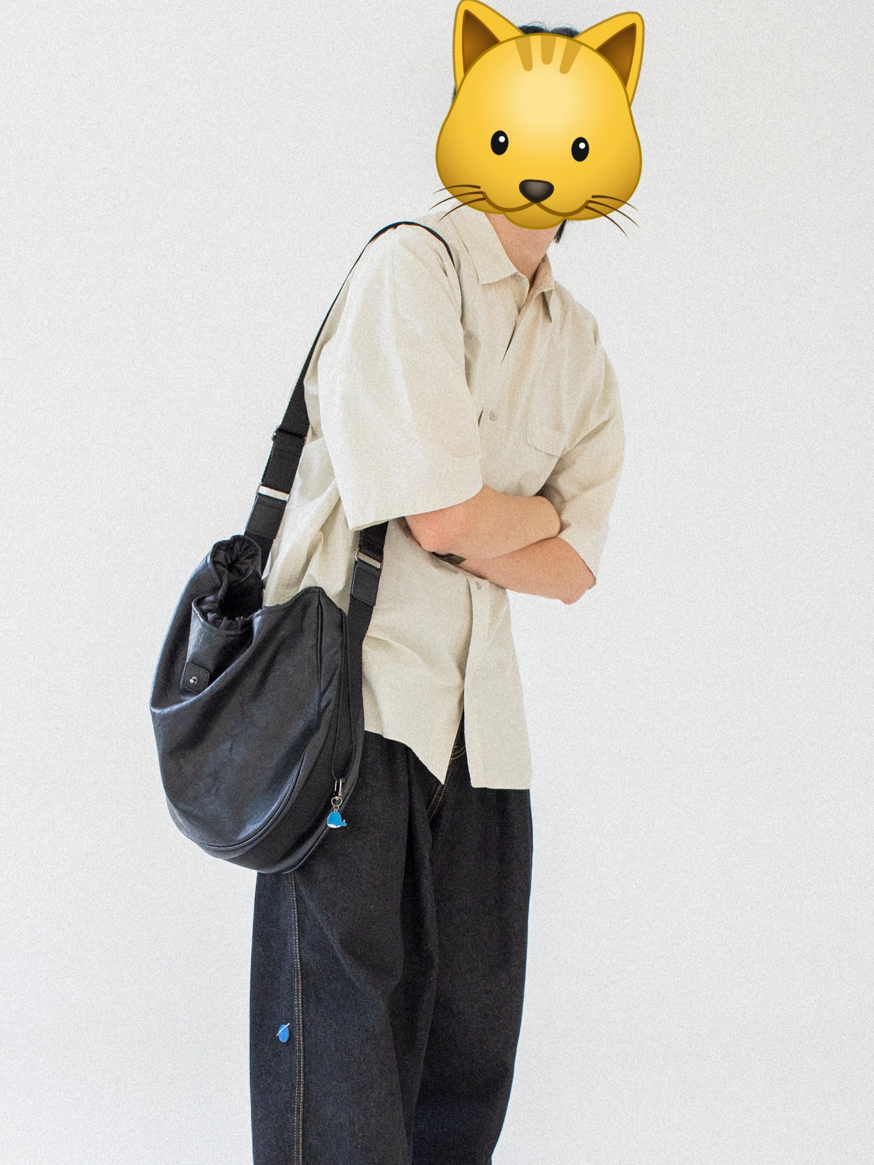 Ader Error Mod Jeans Noir 착용 스타일 - 2