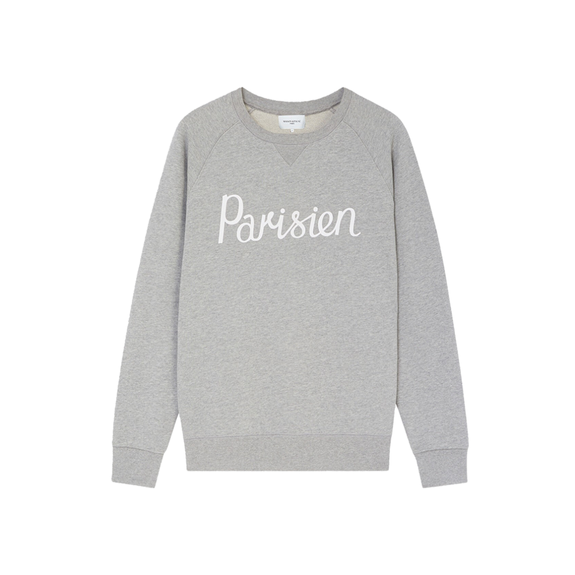 Maison Kitsune Parisien Classic Sweatshirt Grey Melange 상세 이미지 1