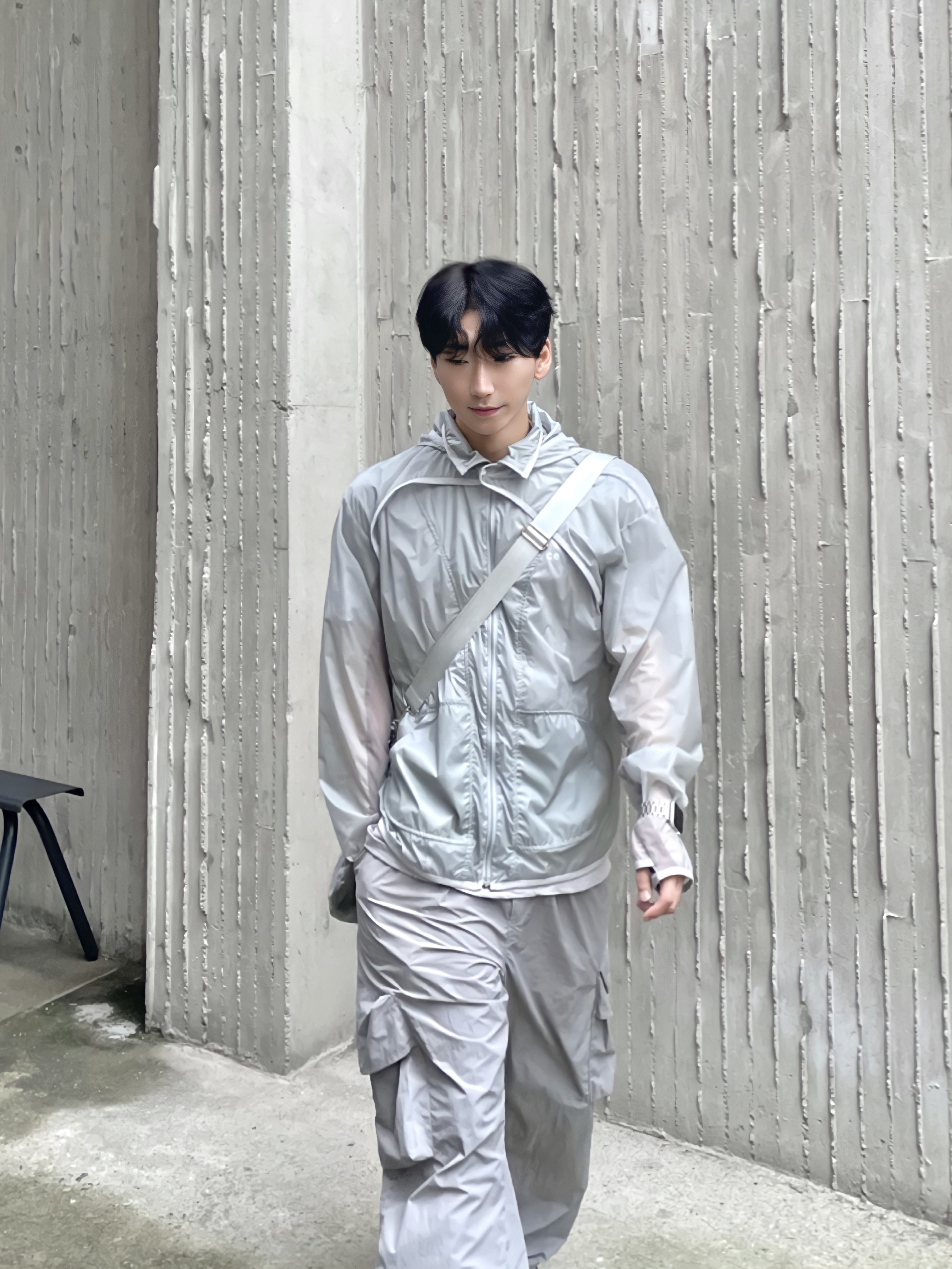 Asics Jog 100 S SMU Glacier Grey Pure Silver - 2E Wide, Apple Watch SE 44mm GPS Silver Aluminum Case with Sport Band White (Korean Ver.) 착용 스타일 - 2