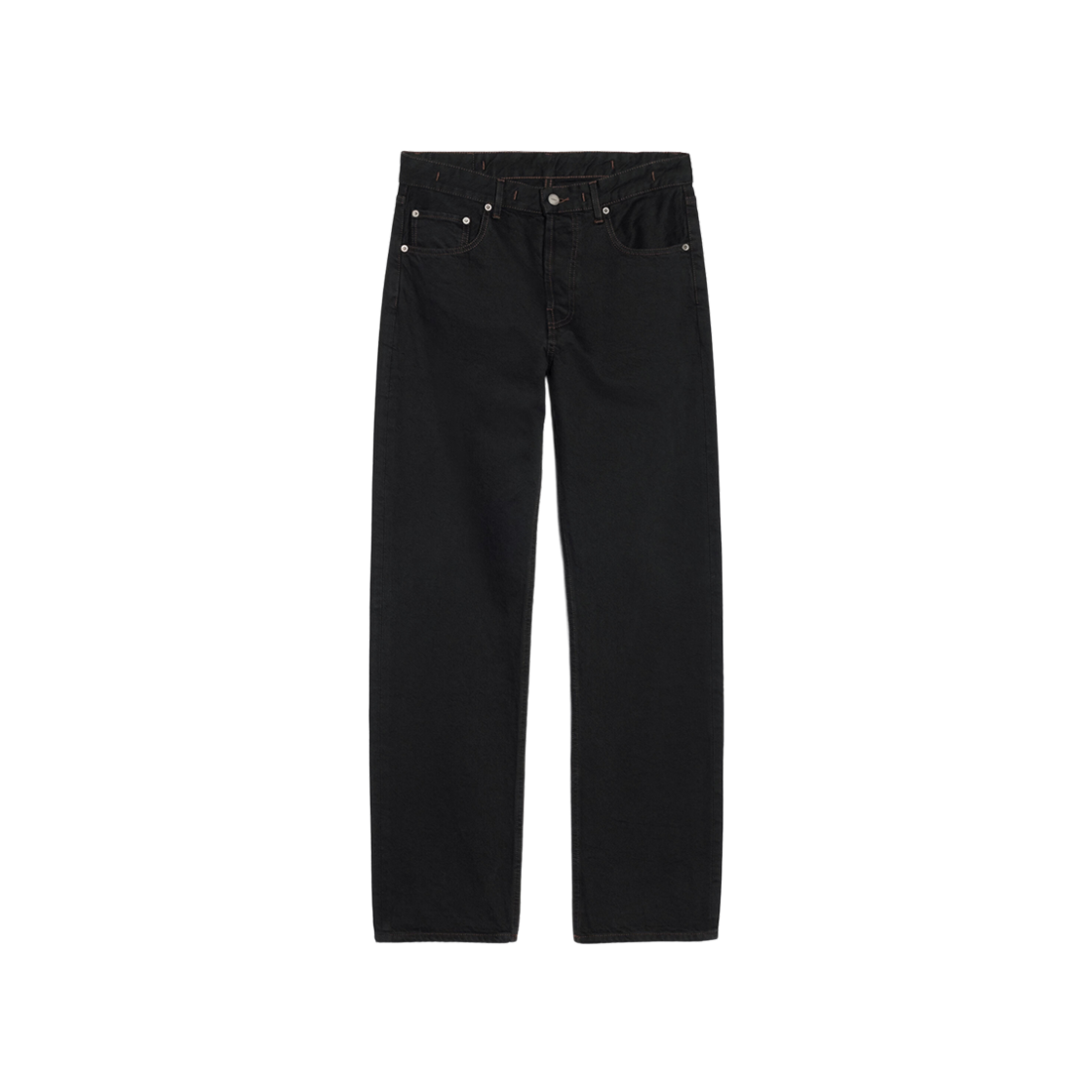 Jacquemus Le De Nimes Fresa Straight Jeans Black Brown 상세 이미지 1