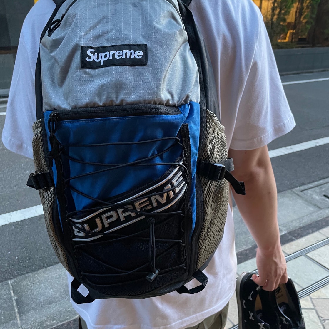 supreme Backpack Blue 23FW