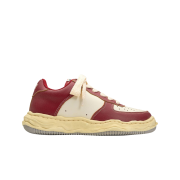 Maison Mihara Yasuhiro Wayne OG Sole VC Leather Low-top Sneakers White Red