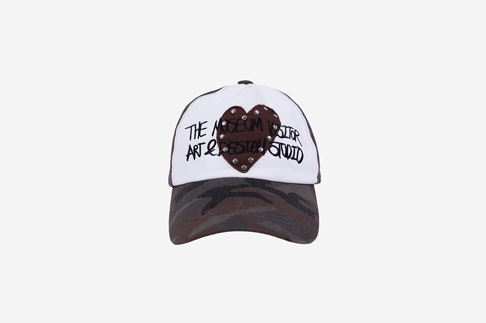 THE MUSEUM VISITOR HEART PATCH キャップ MUSINSA公式 | THE MUSEUM VISITOR HEART PATCH STUD BALLCAP