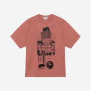 Cav Empt Overdye MD Products T-Shirt Burgundy - 23FW