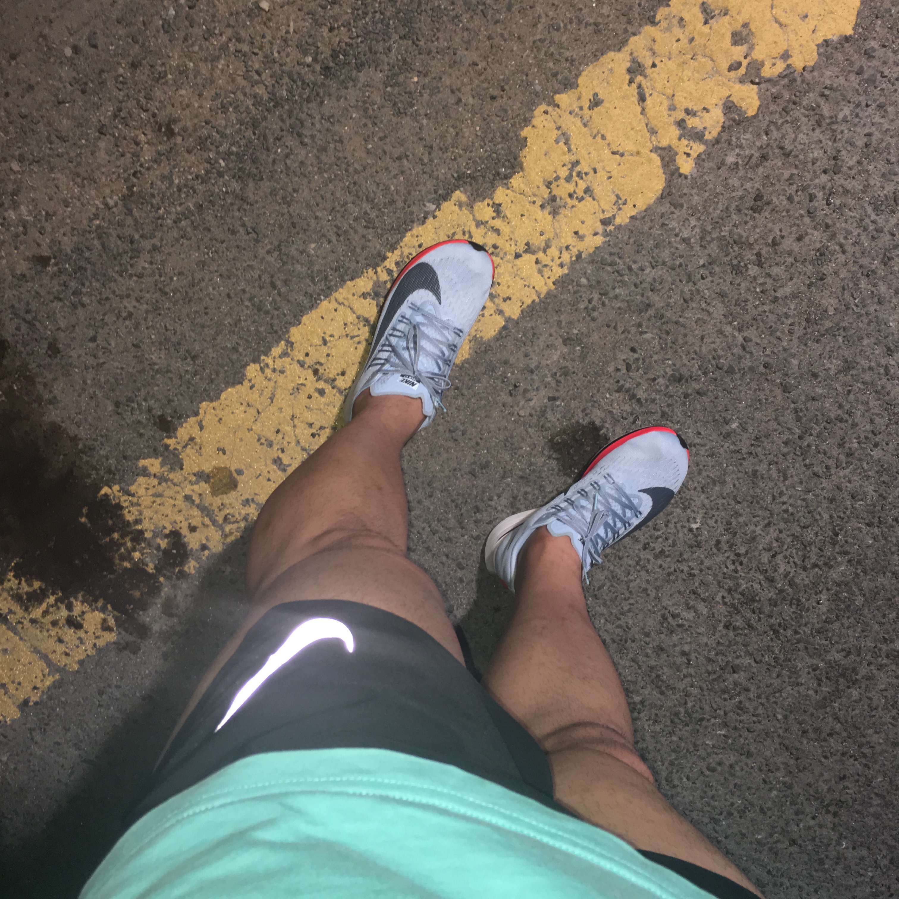 Nike Zoom Fly Ice Blue 착용 스타일 - 2