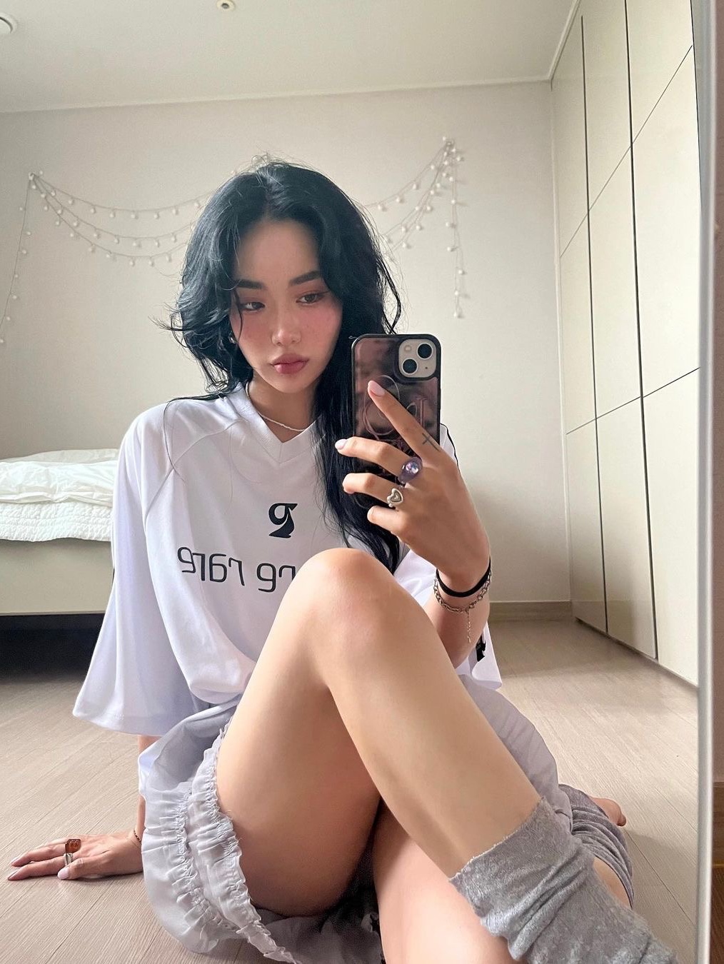 Porta Women Football Jersey T-Shirt White 착용 스타일 - 1