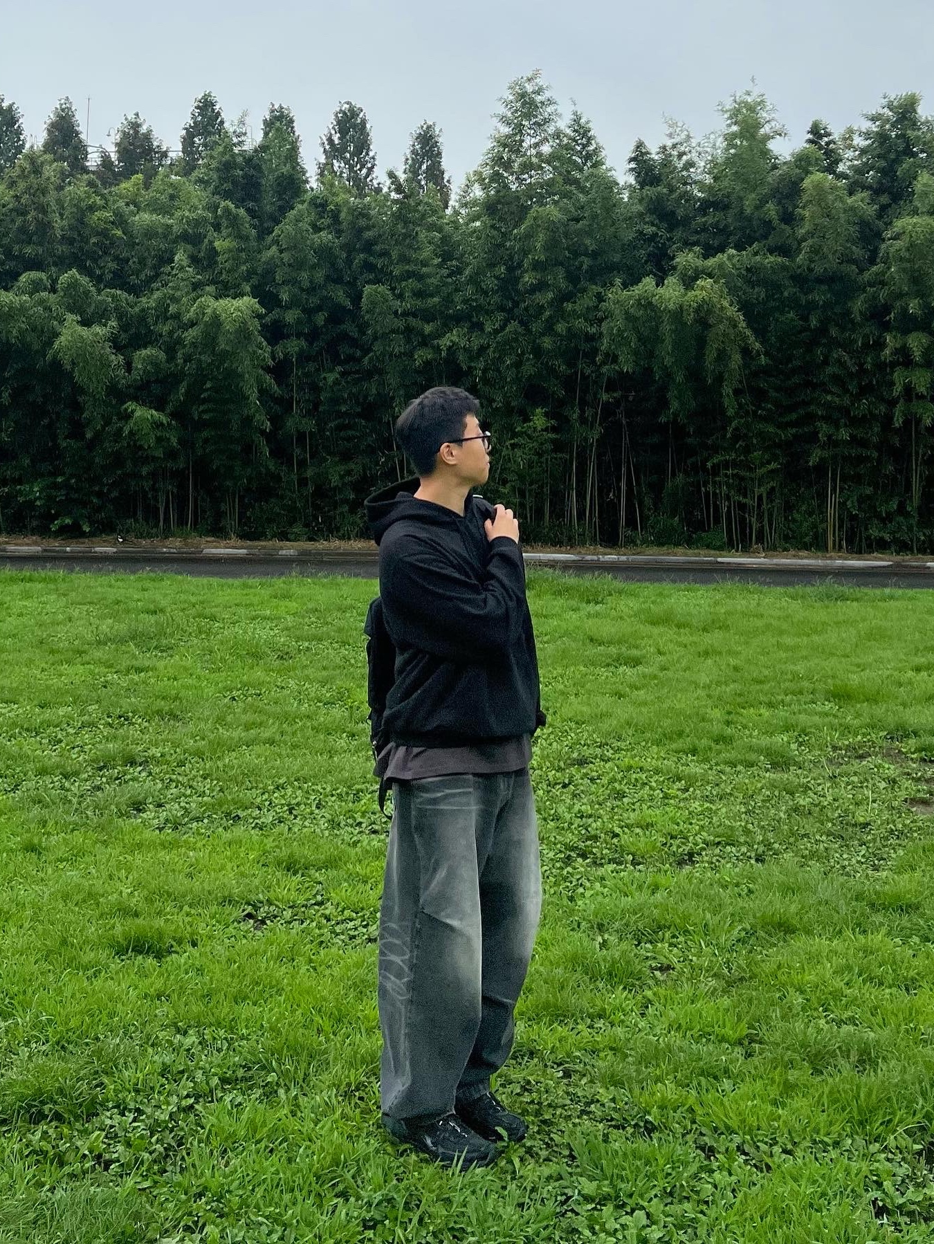 Nike x A-Cold-Wall Zoom Vomero 5 Black 착용 스타일 - 3