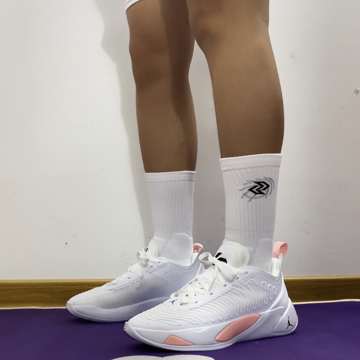 Jordan Luka 1 PF White Bleached Coral 착용 스타일