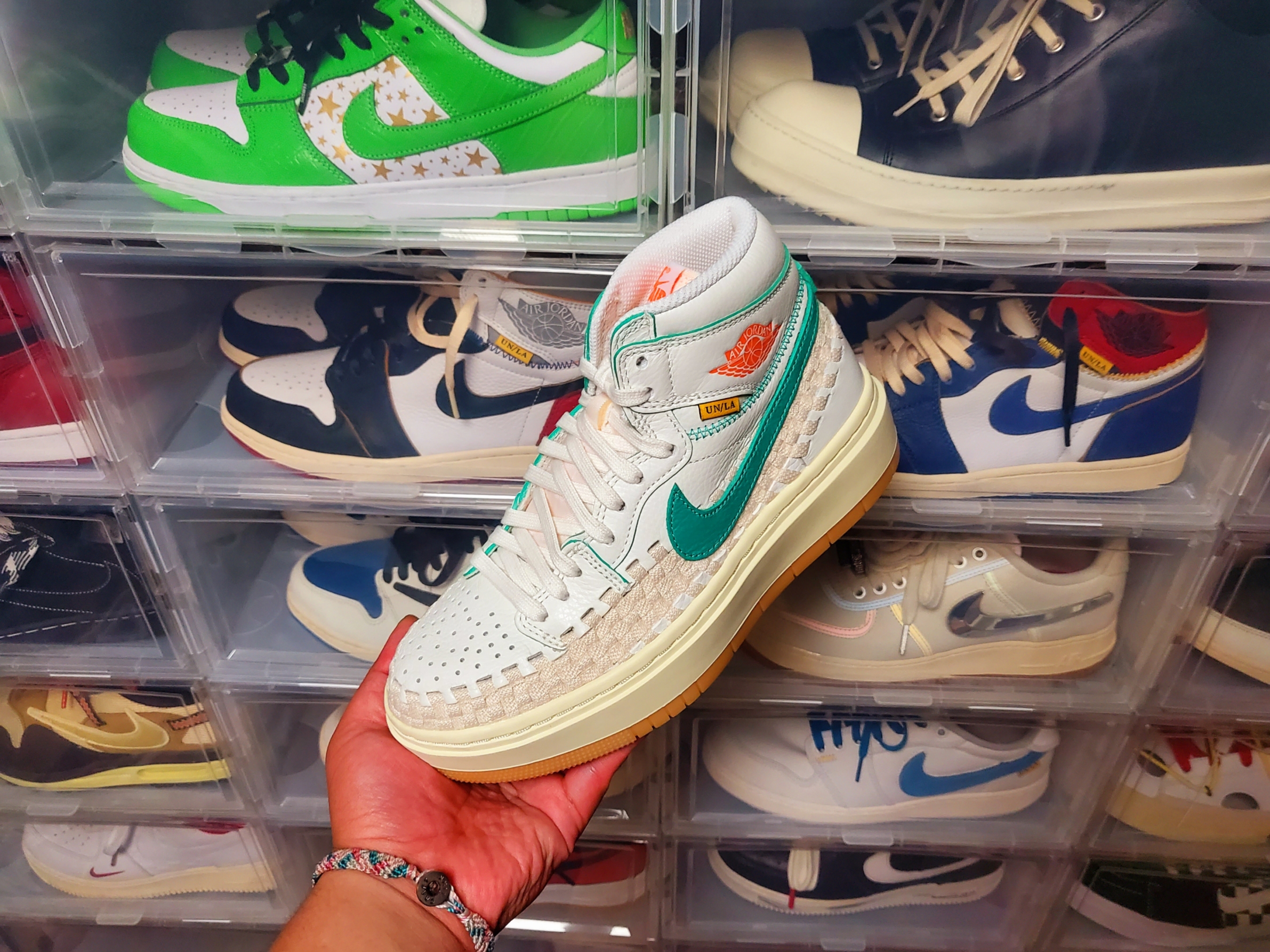 (W) Jordan 1 x Bephies Beauty Supply x Union Elevate High SP Summer  '96 착용 스타일 - 1