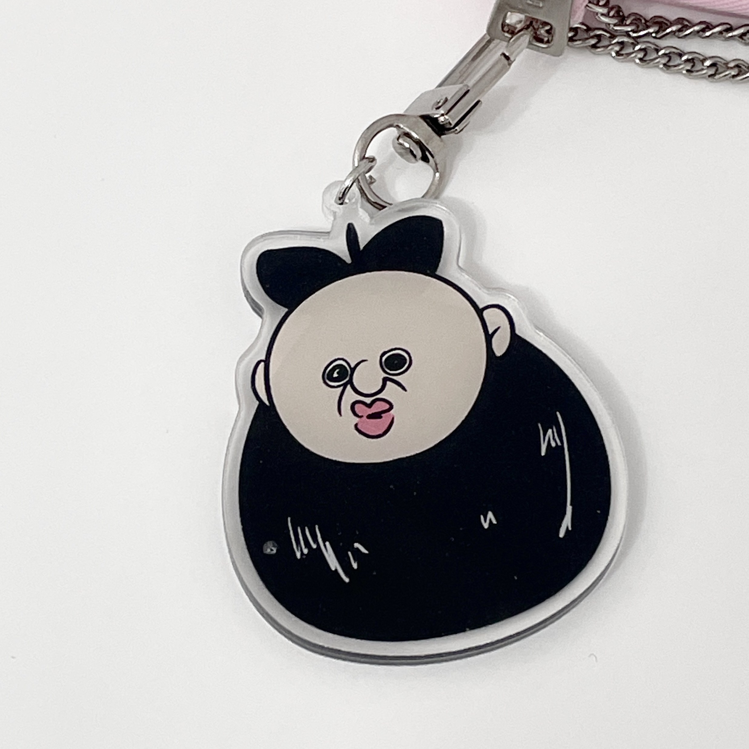 Bbangbbang Poem Of Trash Acrylic Keyring 착용 스타일