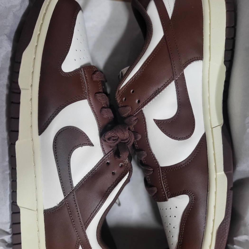 (W) Nike Dunk Low Sail Cacao Wow 착용 스타일