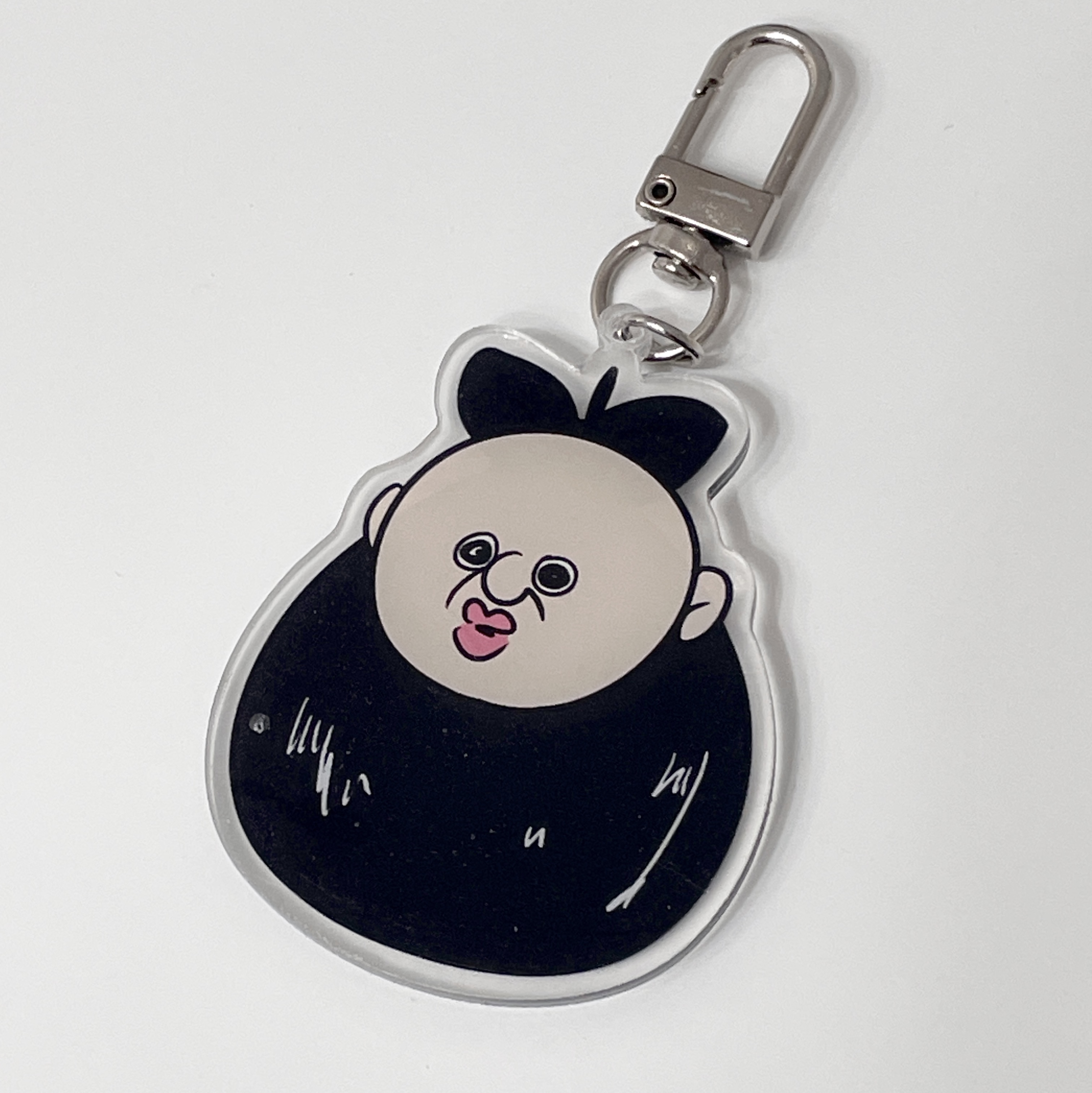 Bbangbbang Poem Of Trash Acrylic Keyring 착용 스타일