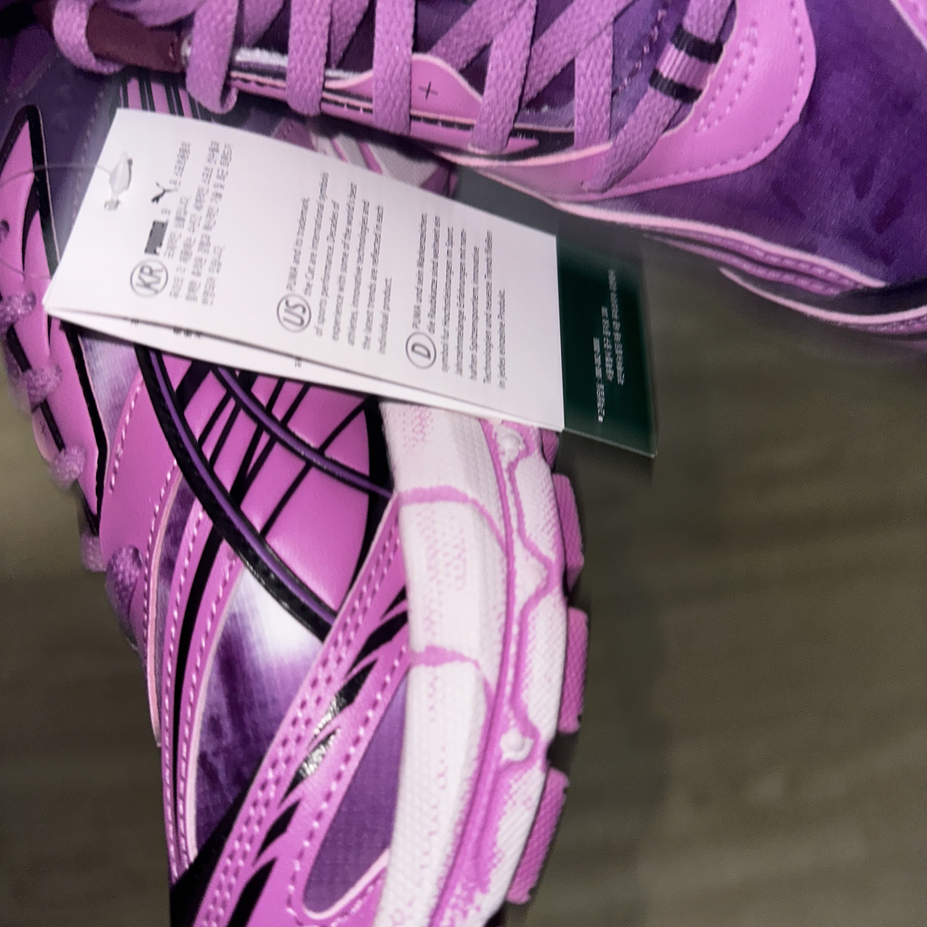 Puma x Pleasures Velophasis Overdyed Grape Wine 착용 스타일 - 2