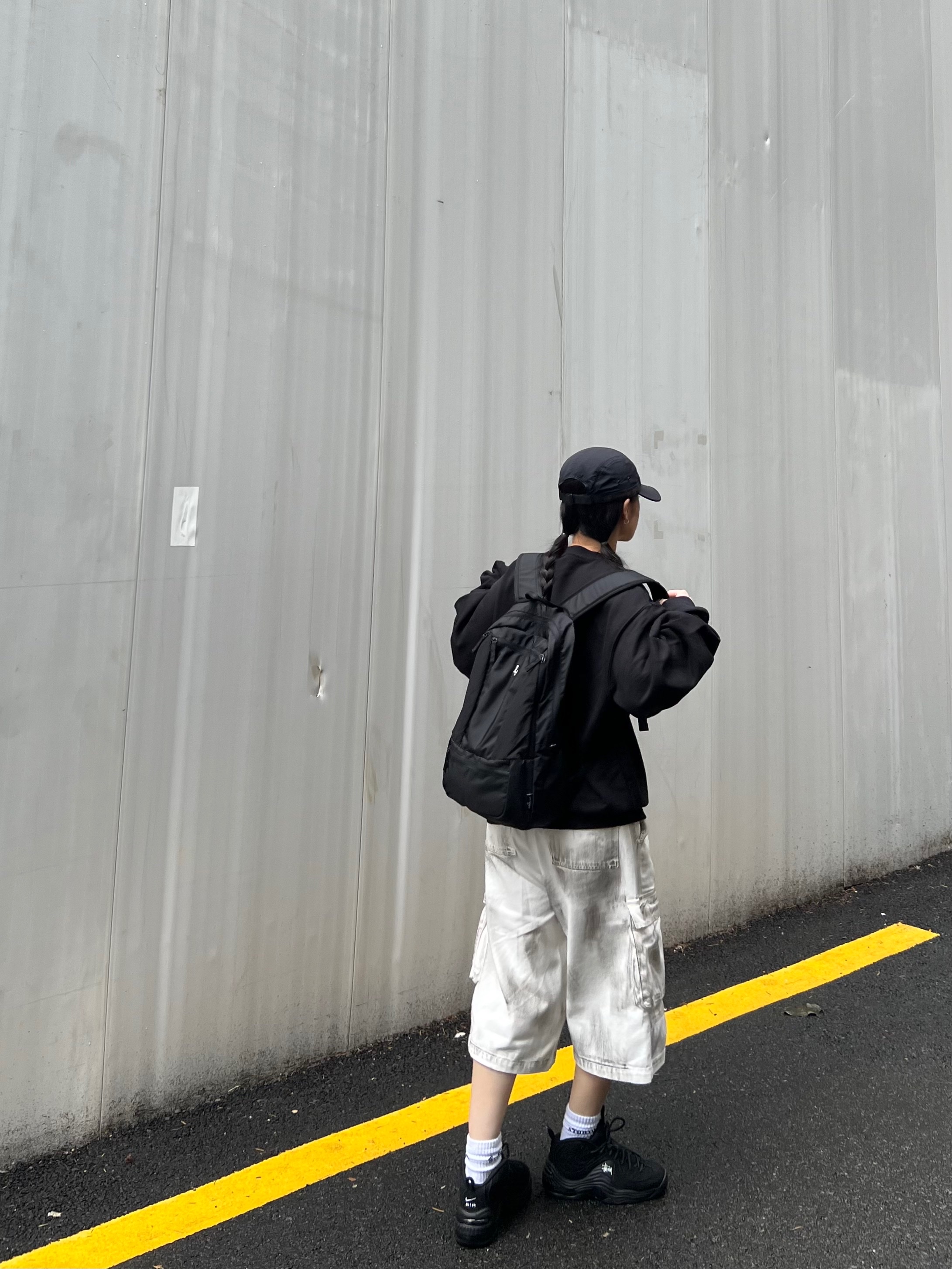 Nike x Stussy Air Penny II Black, Supreme Sport Webbing Camp Cap Black - 23SS 착용 스타일 - 2