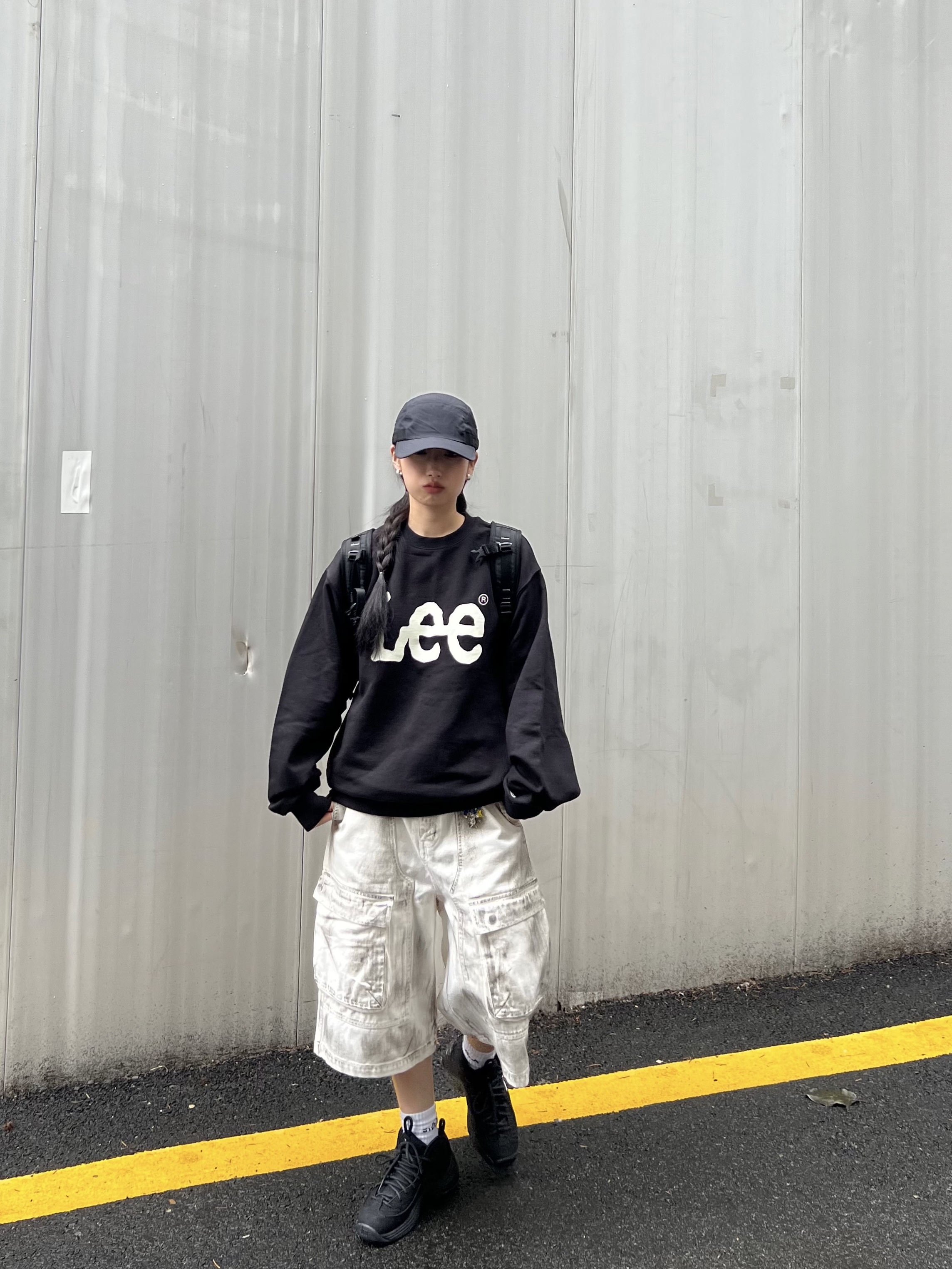 Nike x Stussy Air Penny II Black, Supreme Sport Webbing Camp Cap Black - 23SS 착용 스타일 - 1