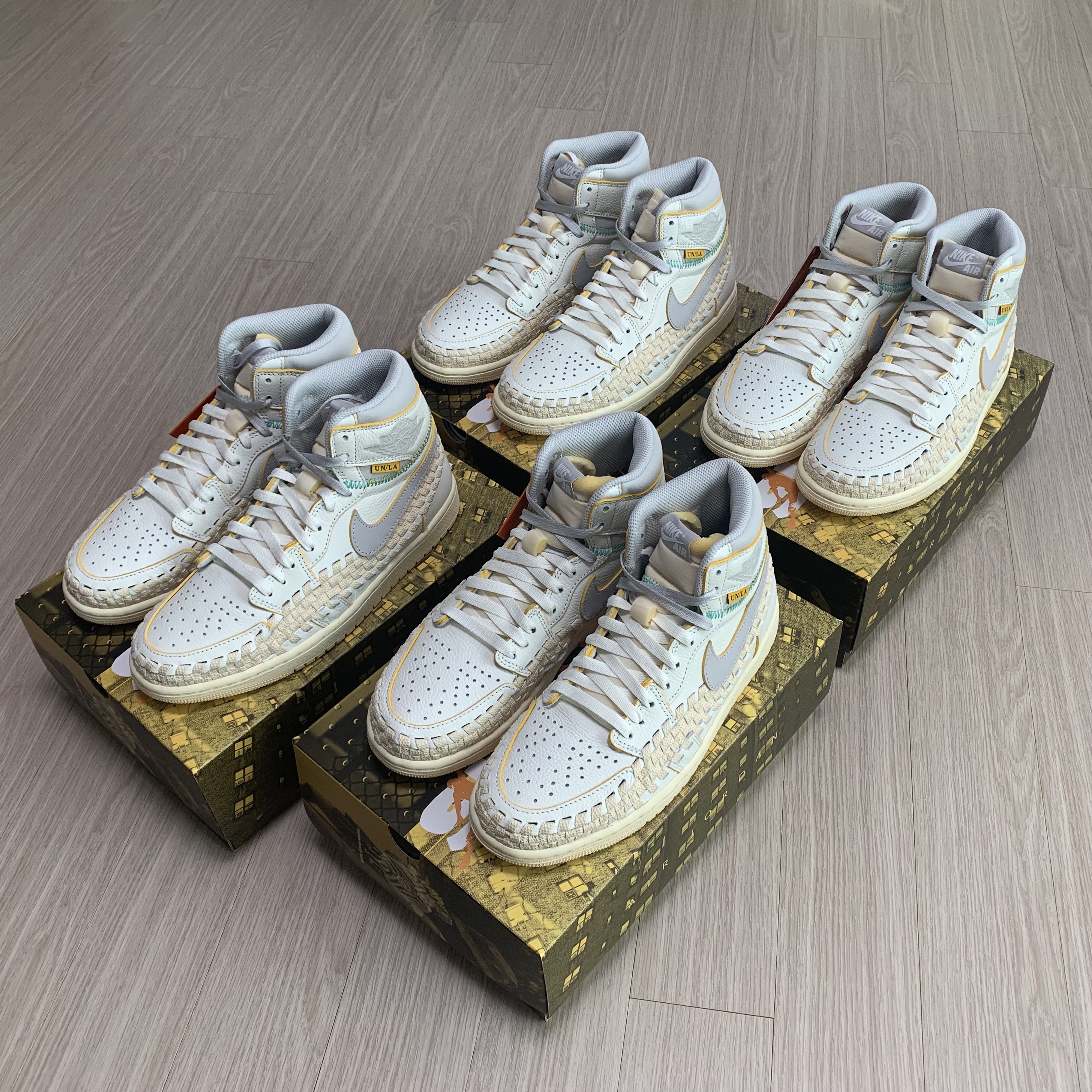 Jordan 1 x Bephies Beauty Supply x Union Retro High OG SP Summer '96 착용 스타일 - 1