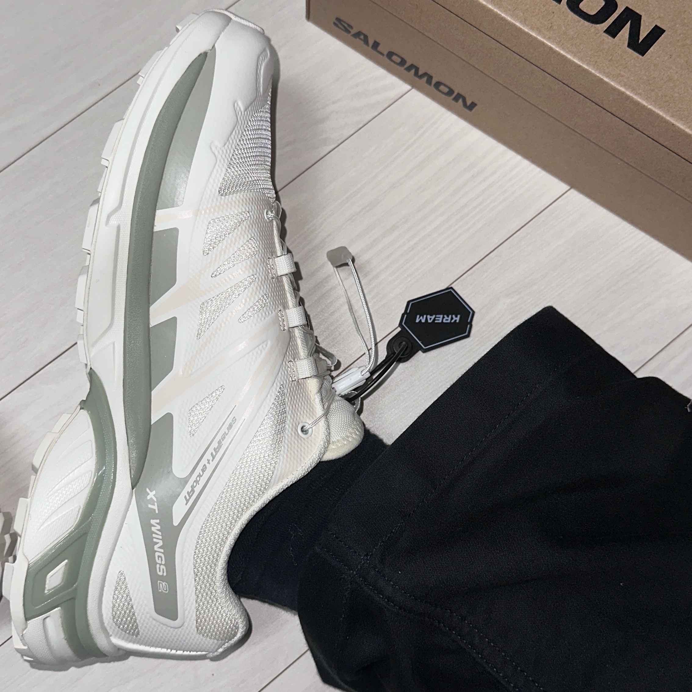 Salomon XT-Wings 2 Vanilla Ice 착용 스타일 - 1