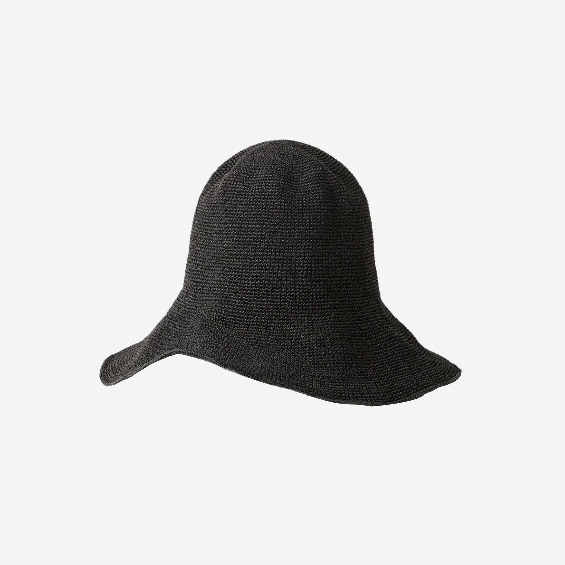 (W) Toteme Paper Straw Hat Black 상세 이미지 1