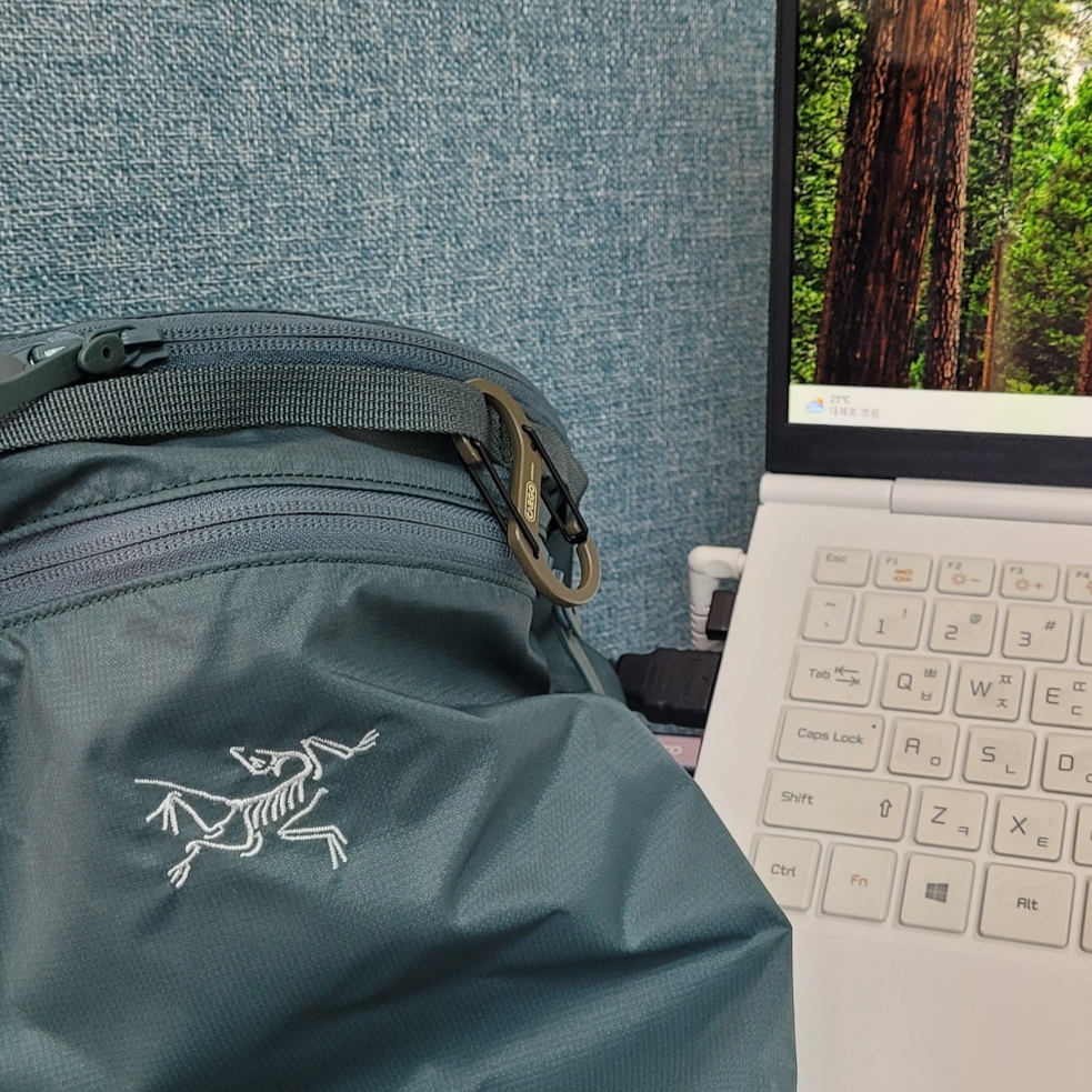 Arc'teryx Heliad 15 Backpack Boxcar 착용 스타일
