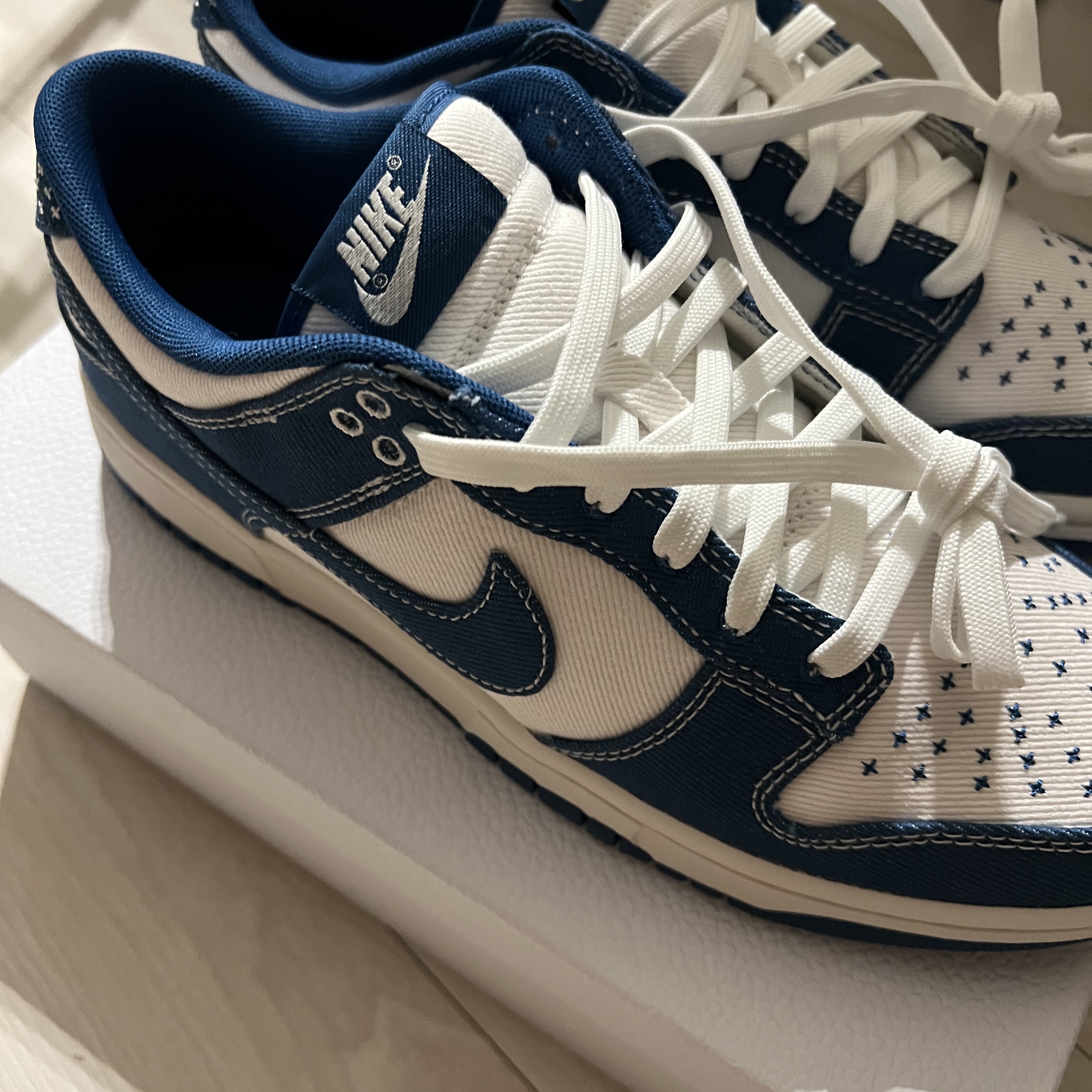 Nike Dunk Low Retro SE Industrial Blue 착용 스타일