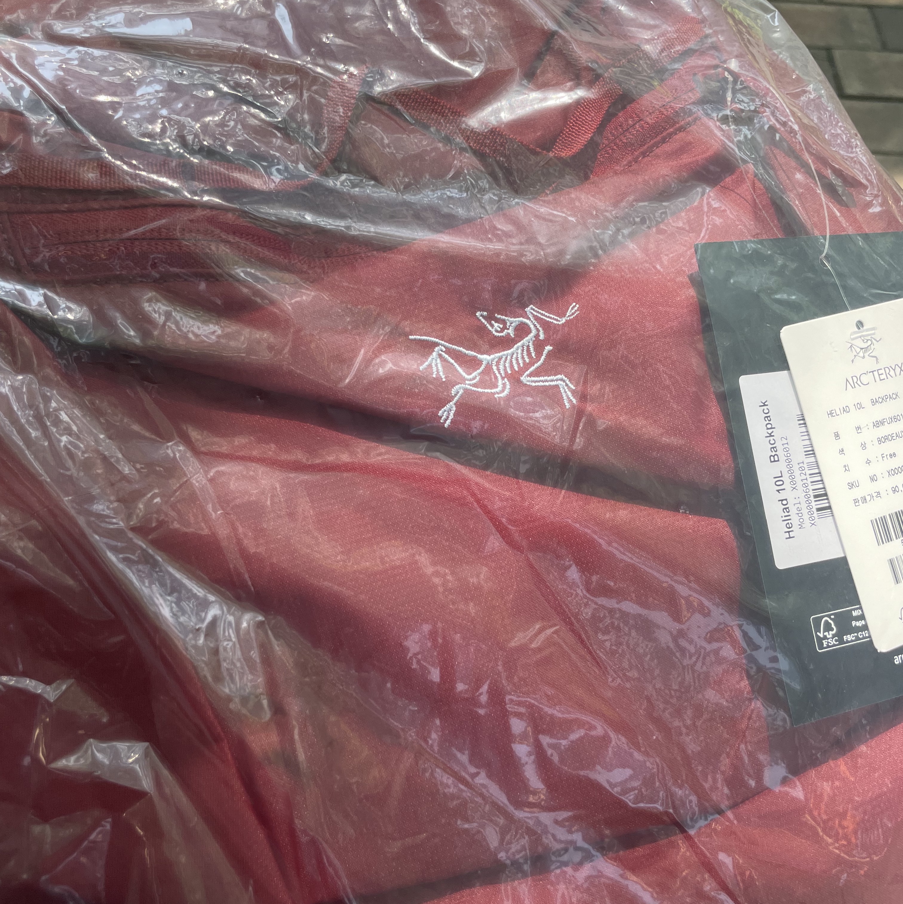 Arc'teryx Heliad 10 Backpack Bordeaux, Arc'teryx Heliad 15 Backpack Bordeaux 착용 스타일