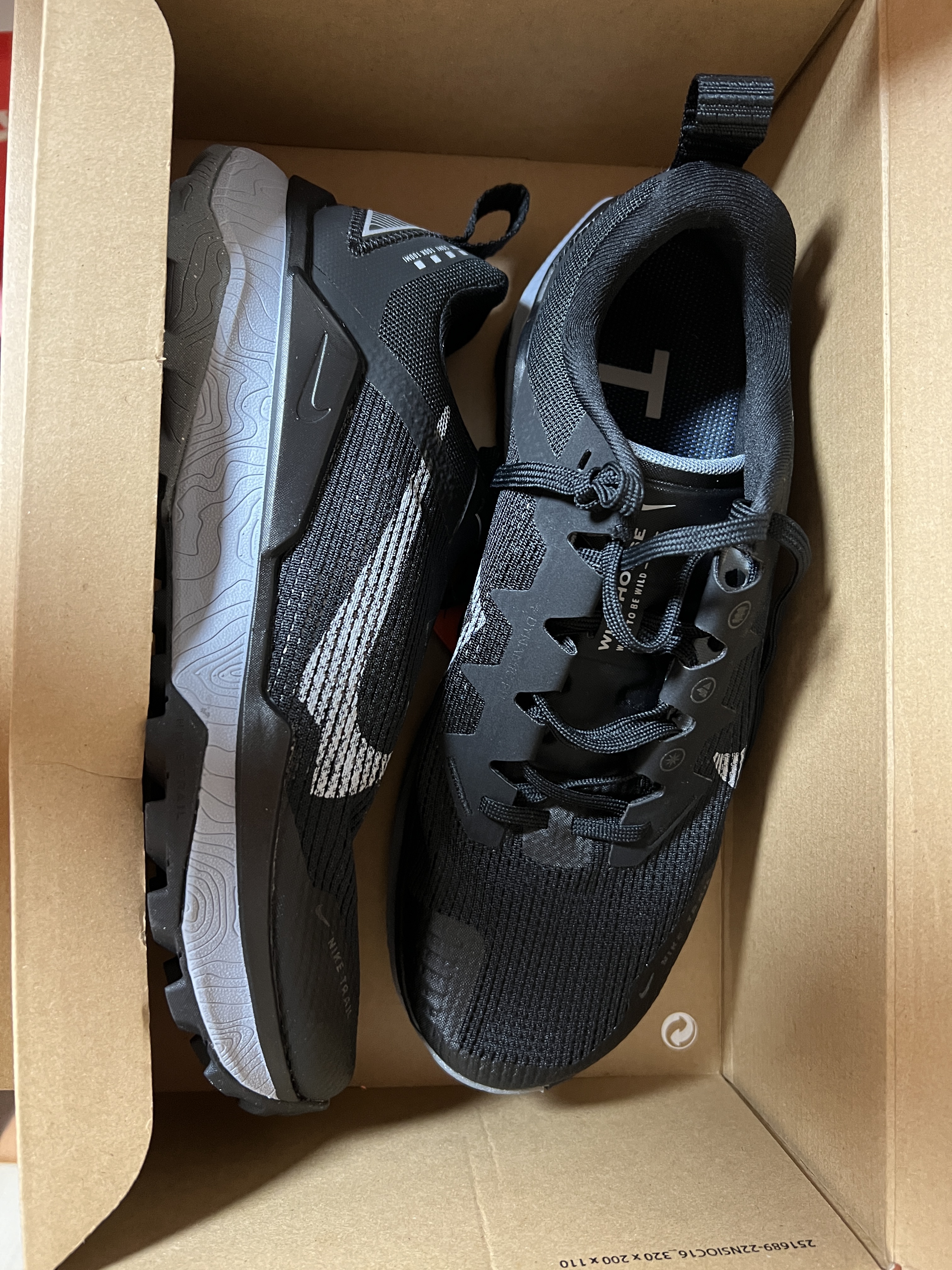 (W) Nike Wildhorse 7 Black Pure Platinum 착용 스타일