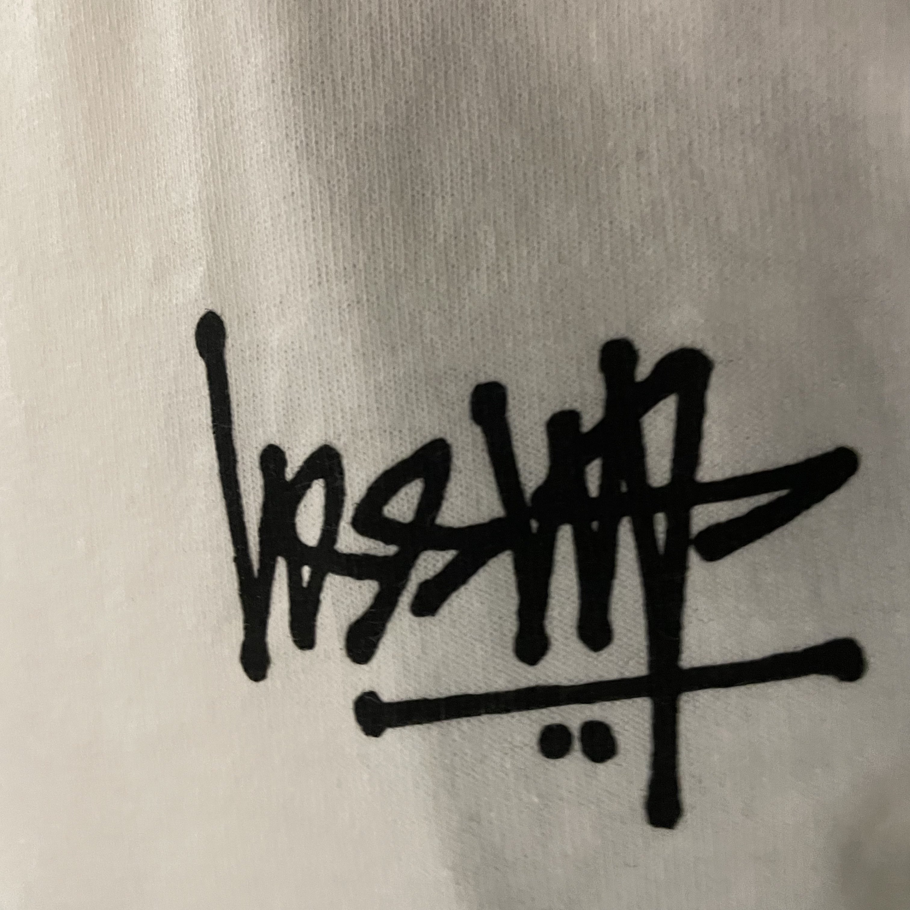 Stussy Basic Stussy LS T-Shirt White 2022 착용 스타일 - 2