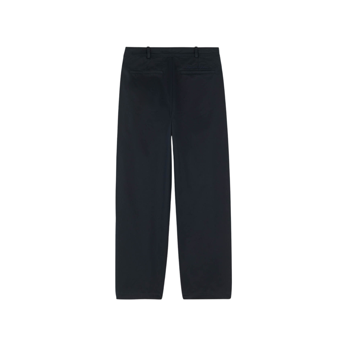 (W) Maison Kitsune One Pleat Cropped Pants Dark Navy 상세 이미지 2