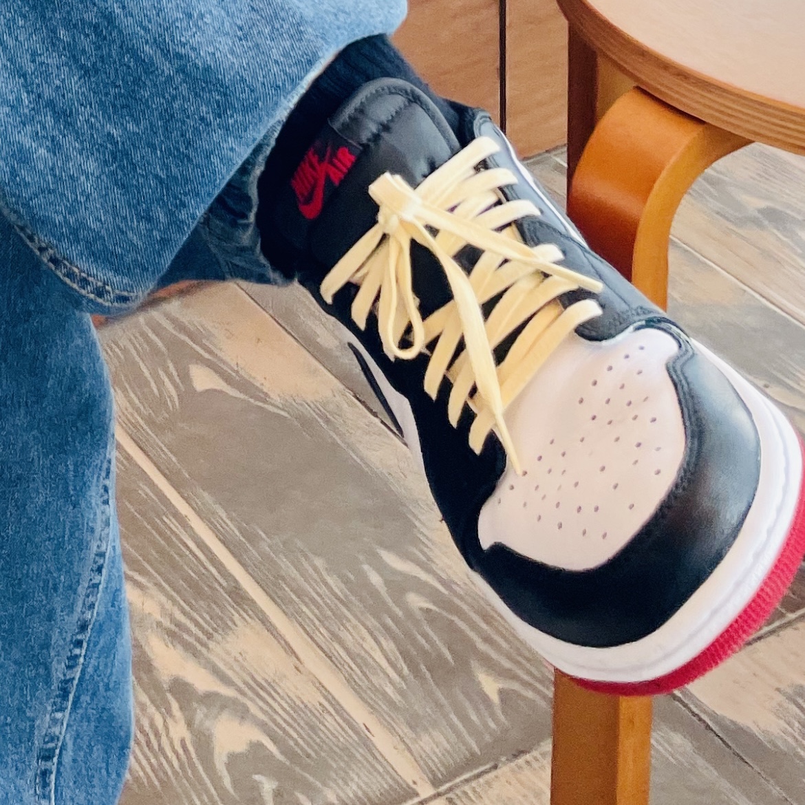 Jordan 1 Retro Low OG Black Toe 착용 스타일