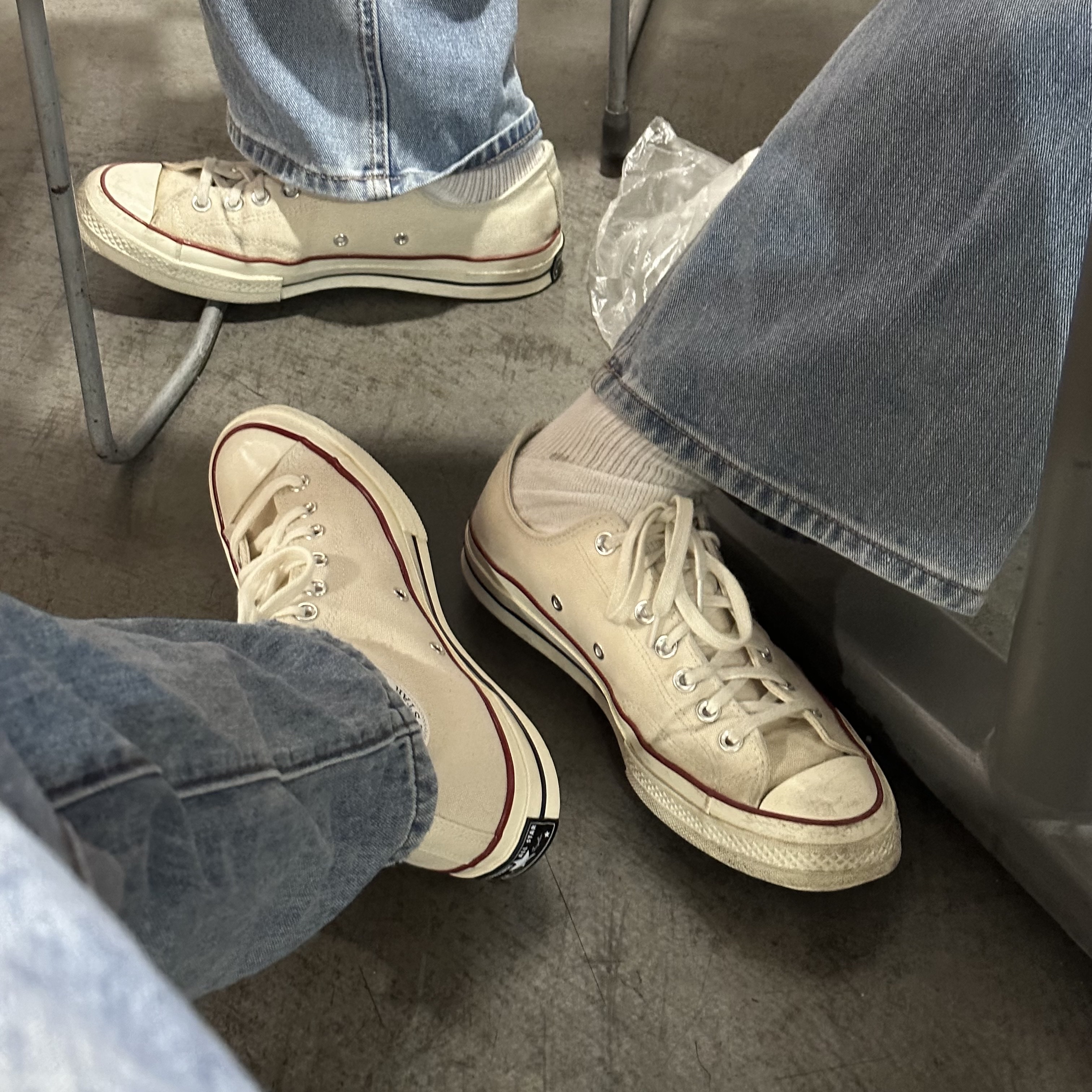 Converse Chuck 70 High Parchment, Converse Chuck 70 Ox Parchment 착용 스타일 - 2
