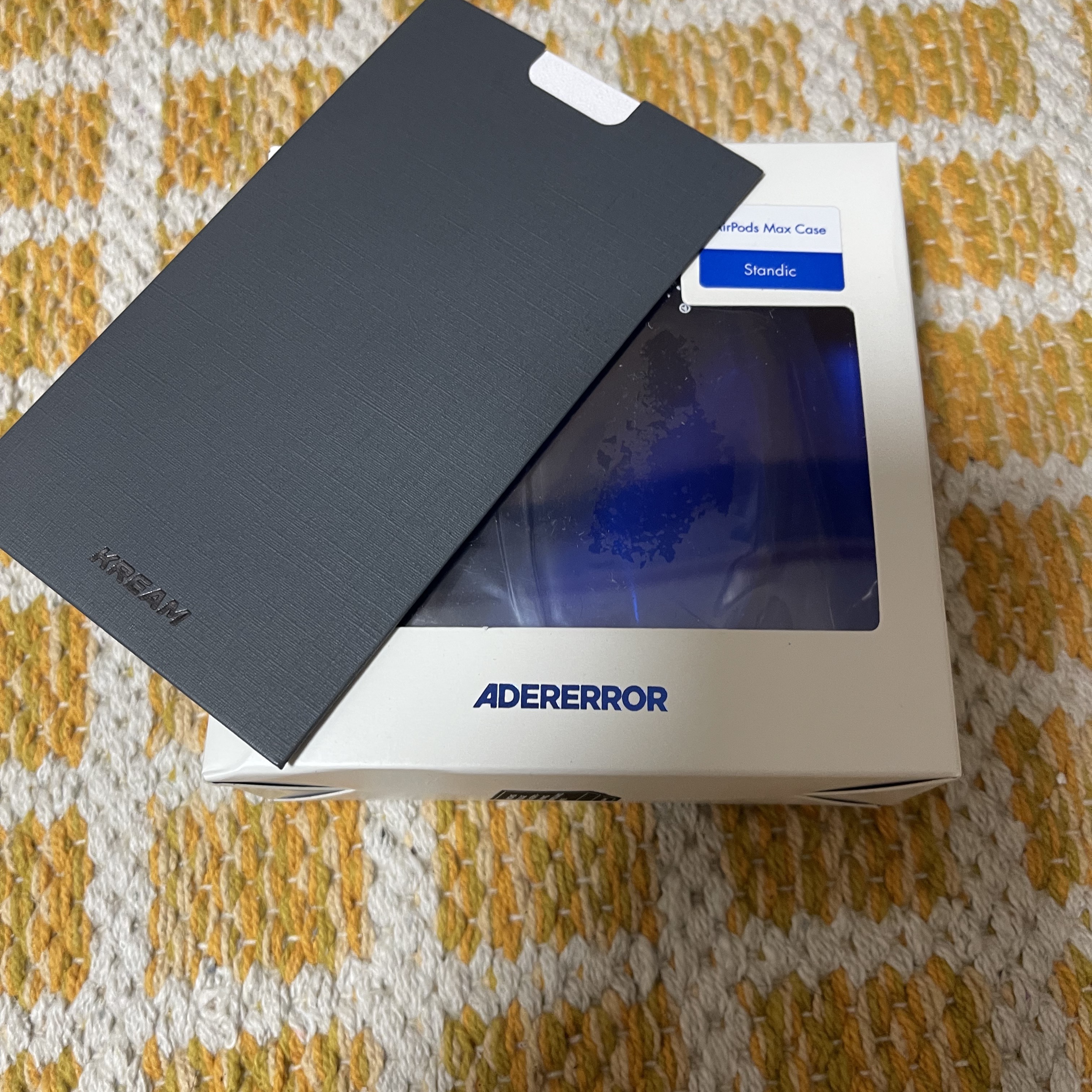 Ader Error Standic AirPods Max Case Z-Blue, Apple AirPods Max Lightning Space Gray (Korean Ver.) 착용 스타일 - 3