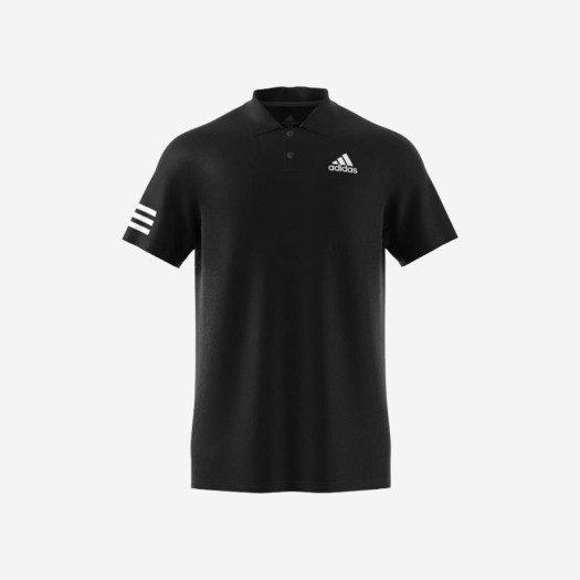 아디다스 테니스 클럽 테니스 삼선 폴로 셔츠 블랙 화이트 - KR 사이즈
