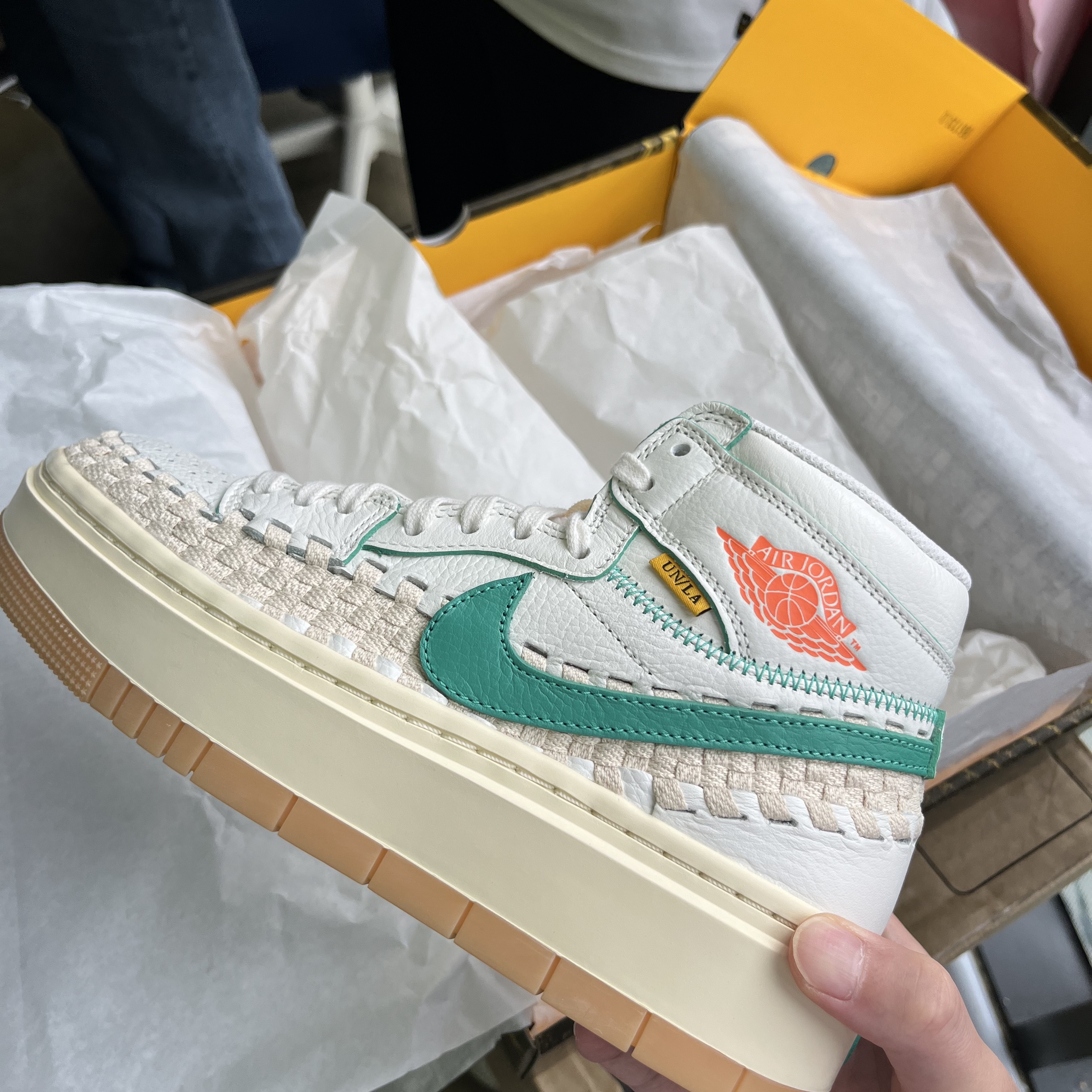 (W) Jordan 1 x Bephies Beauty Supply x Union Elevate High SP Summer  '96 착용 스타일