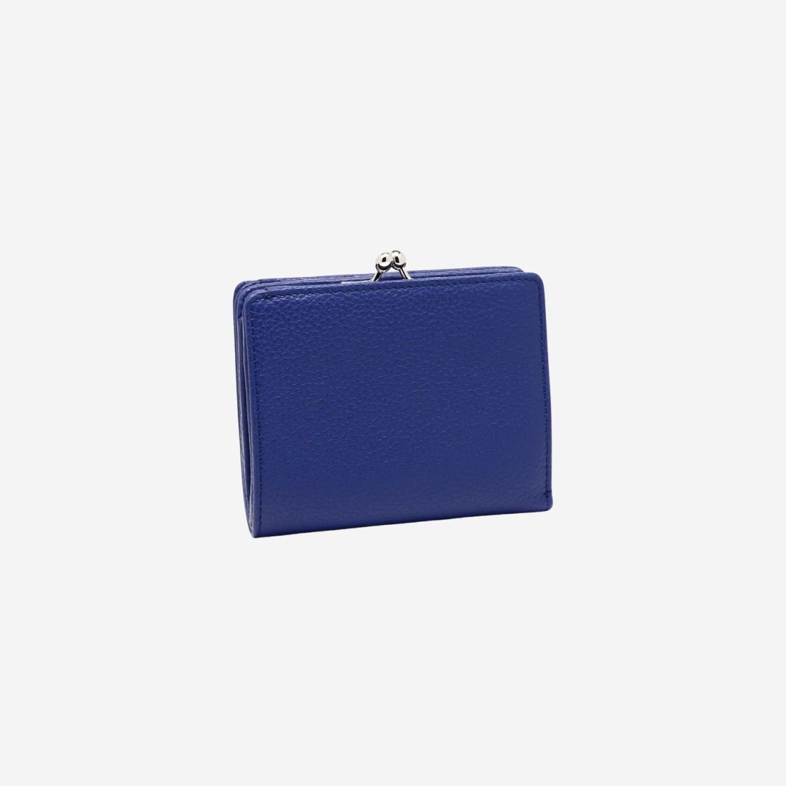 Vivienne Westwood Grain Leather Wallet with Frame Pocket Blue 상세 이미지 2